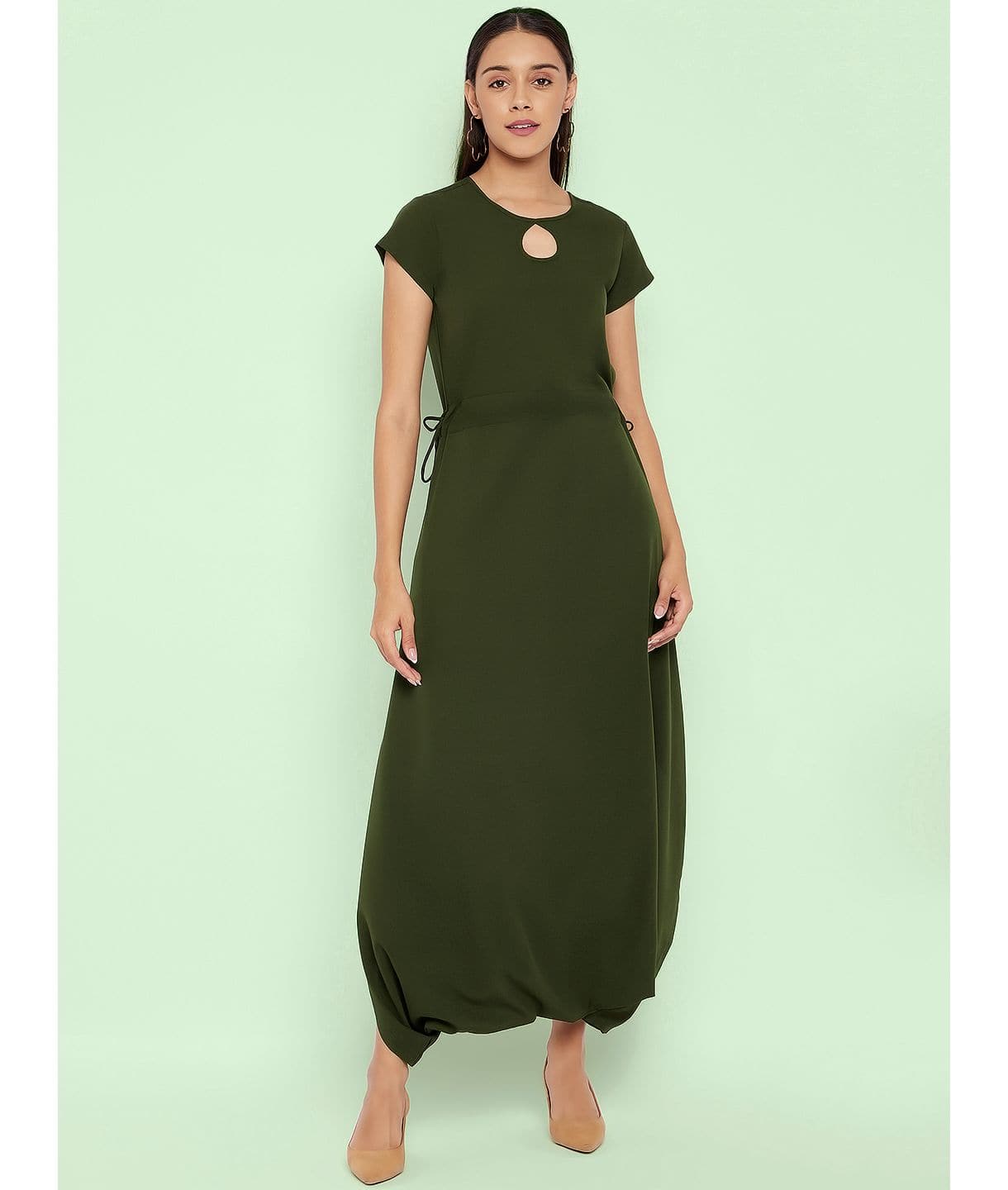 Cutout Dhoti Jumpsuit - Uptownie