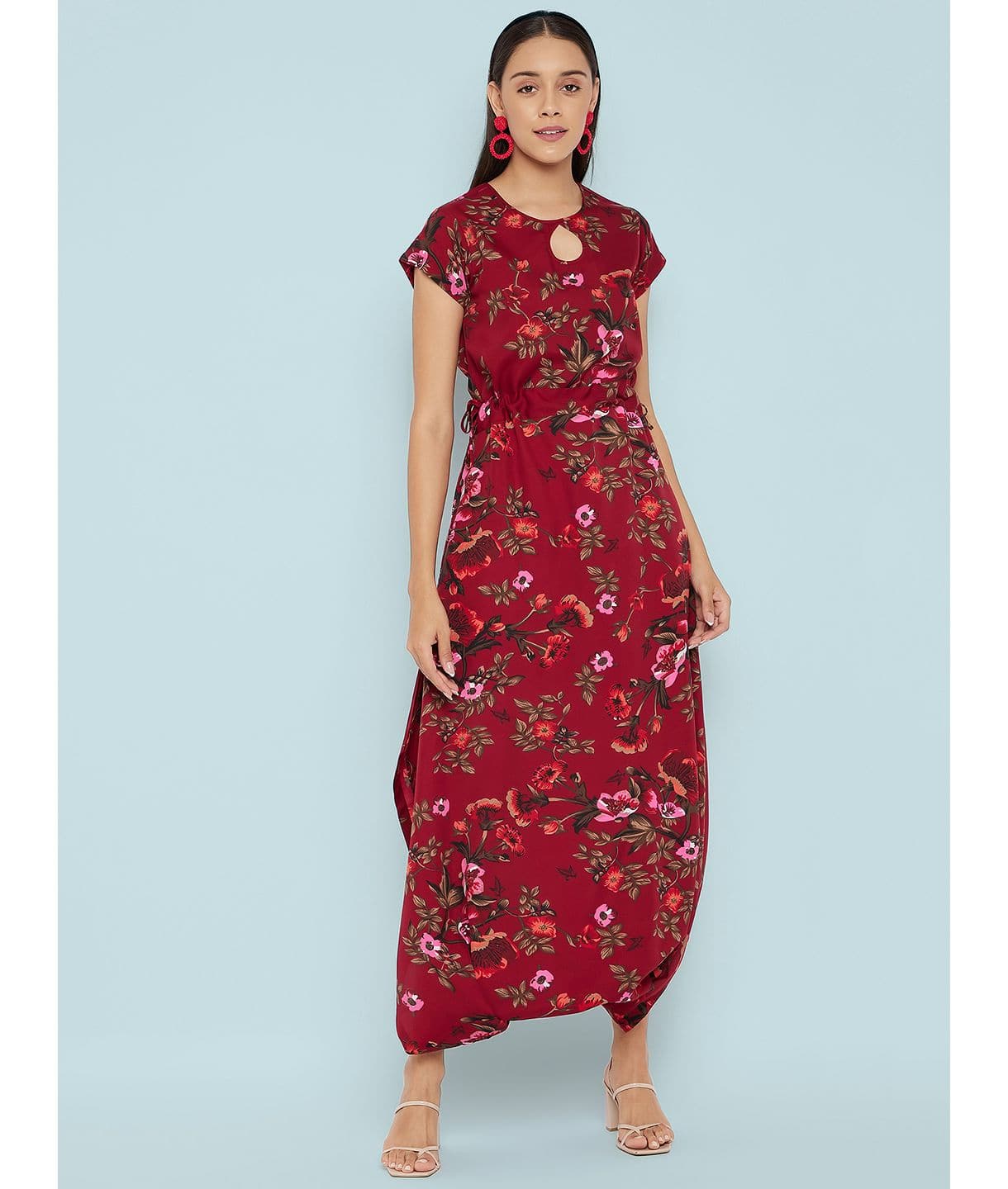 Cutout Dhoti Jumpsuit - Uptownie