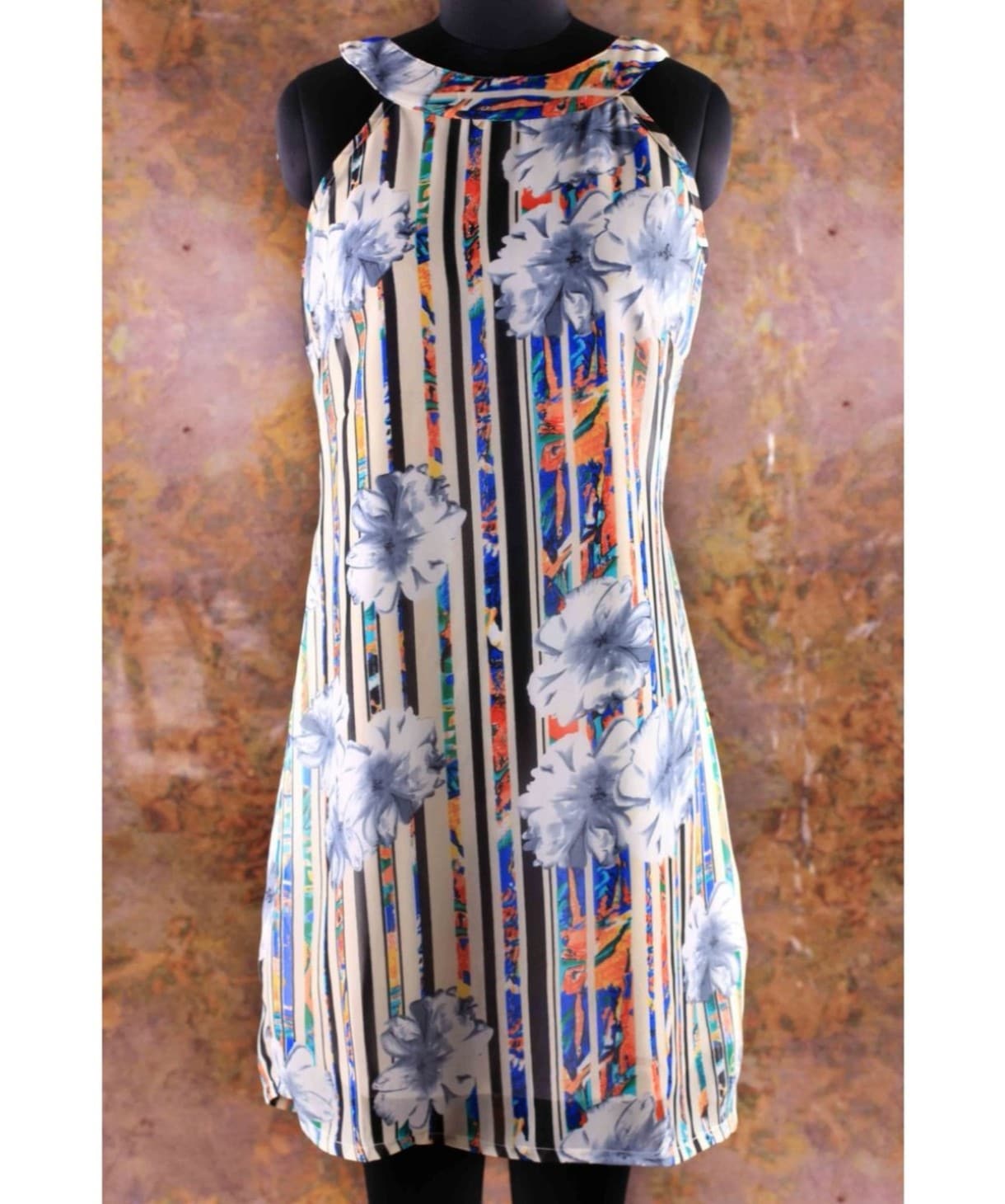 Uptownie X Pearl-Printed White Dress - Uptownie