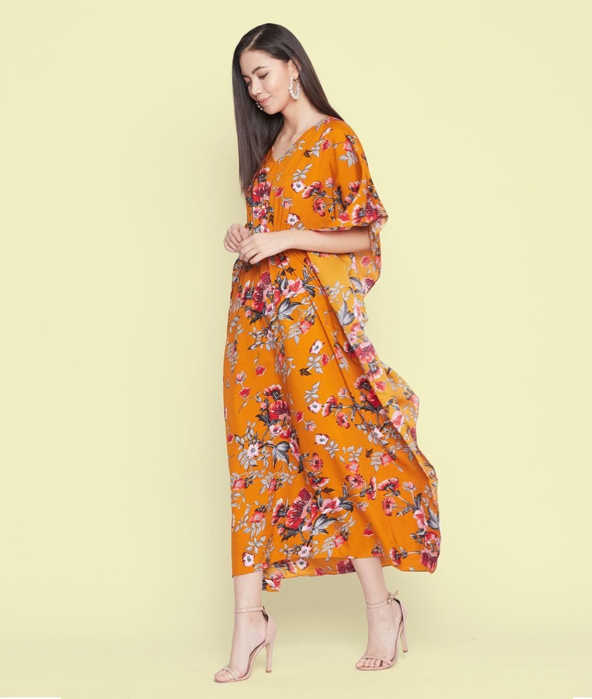 Comfortable Printed Kaftan/Nightie - Uptownie