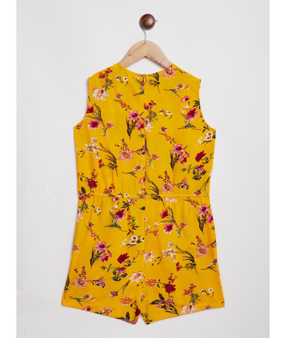 Printed Waist-tie Playsuit for Girls - Uptownie