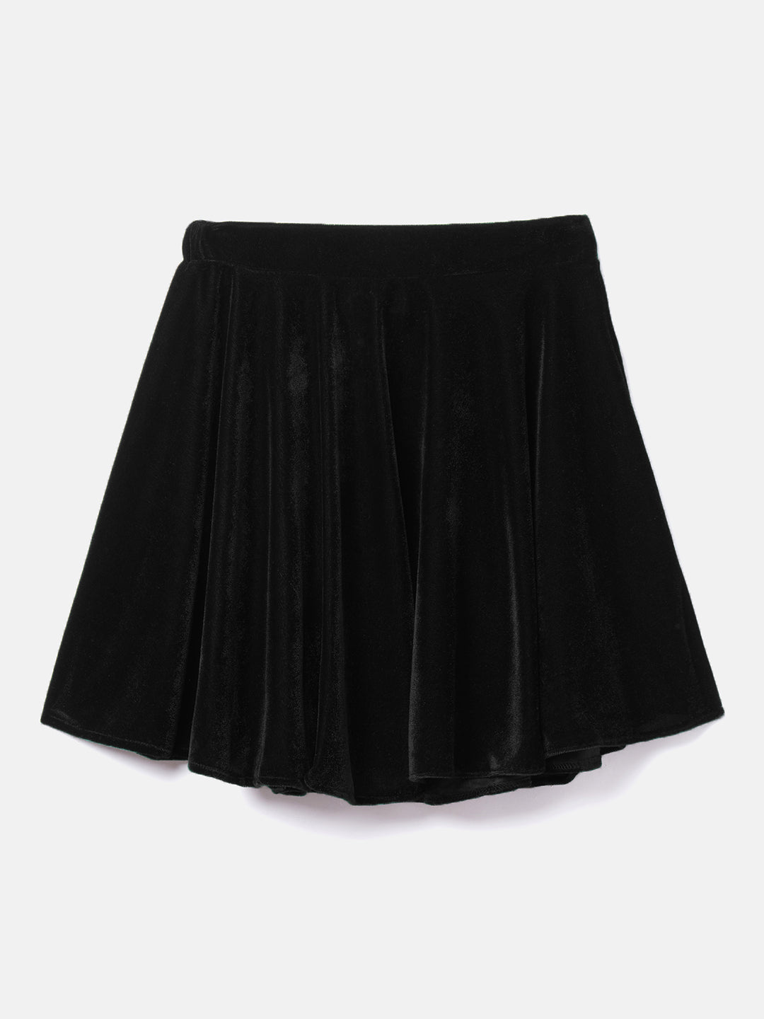 Stretchable Velvet Skirt for Girls - Uptownie