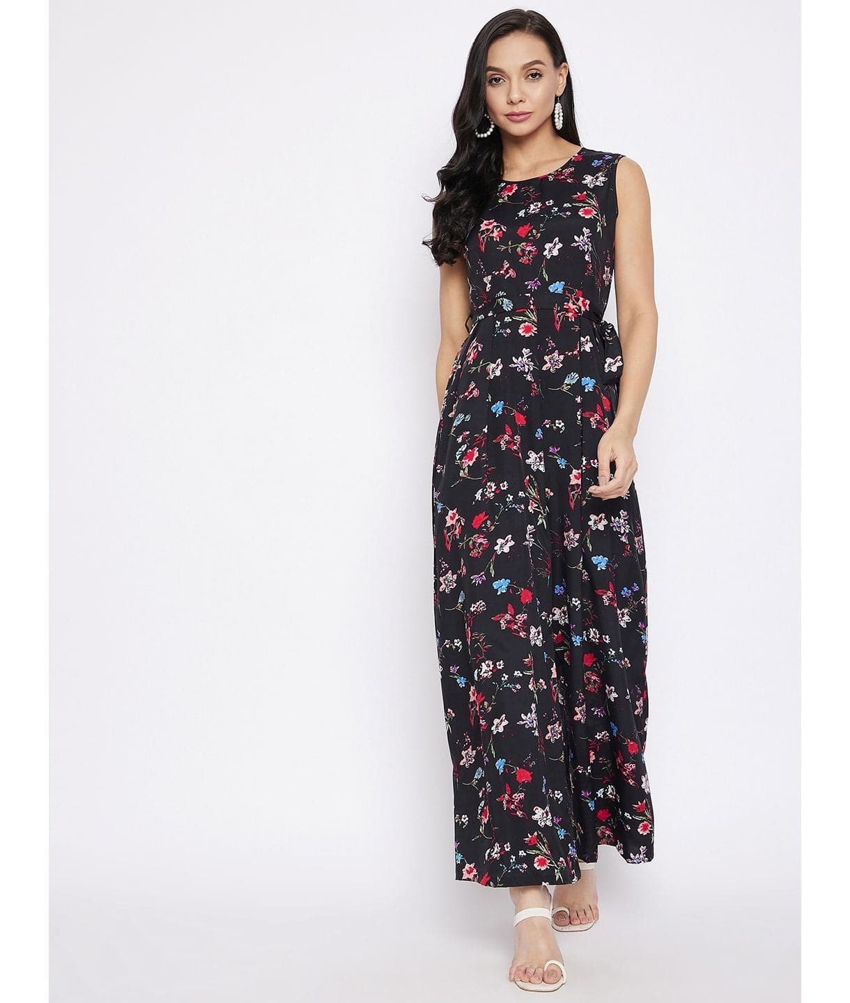 Plus Waist-Tie Palazzo Jumpsuit - Uptownie