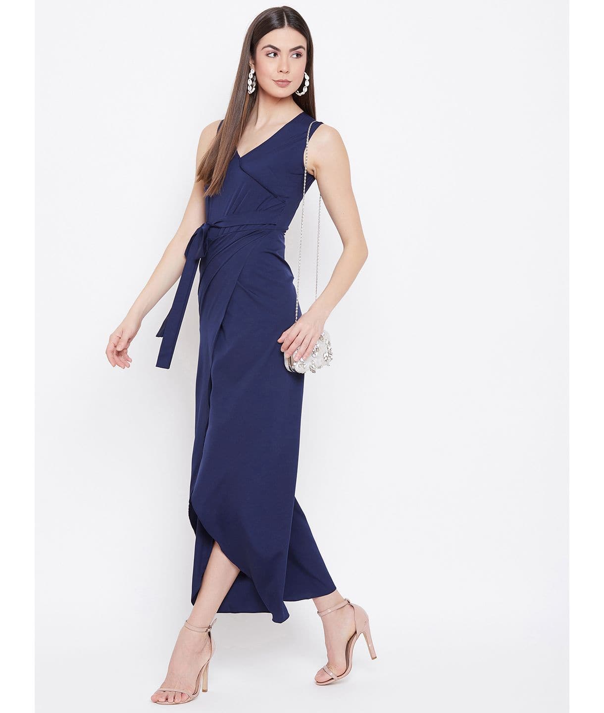 Plus Tulip Style Wrap Jumpsuit - Uptownie