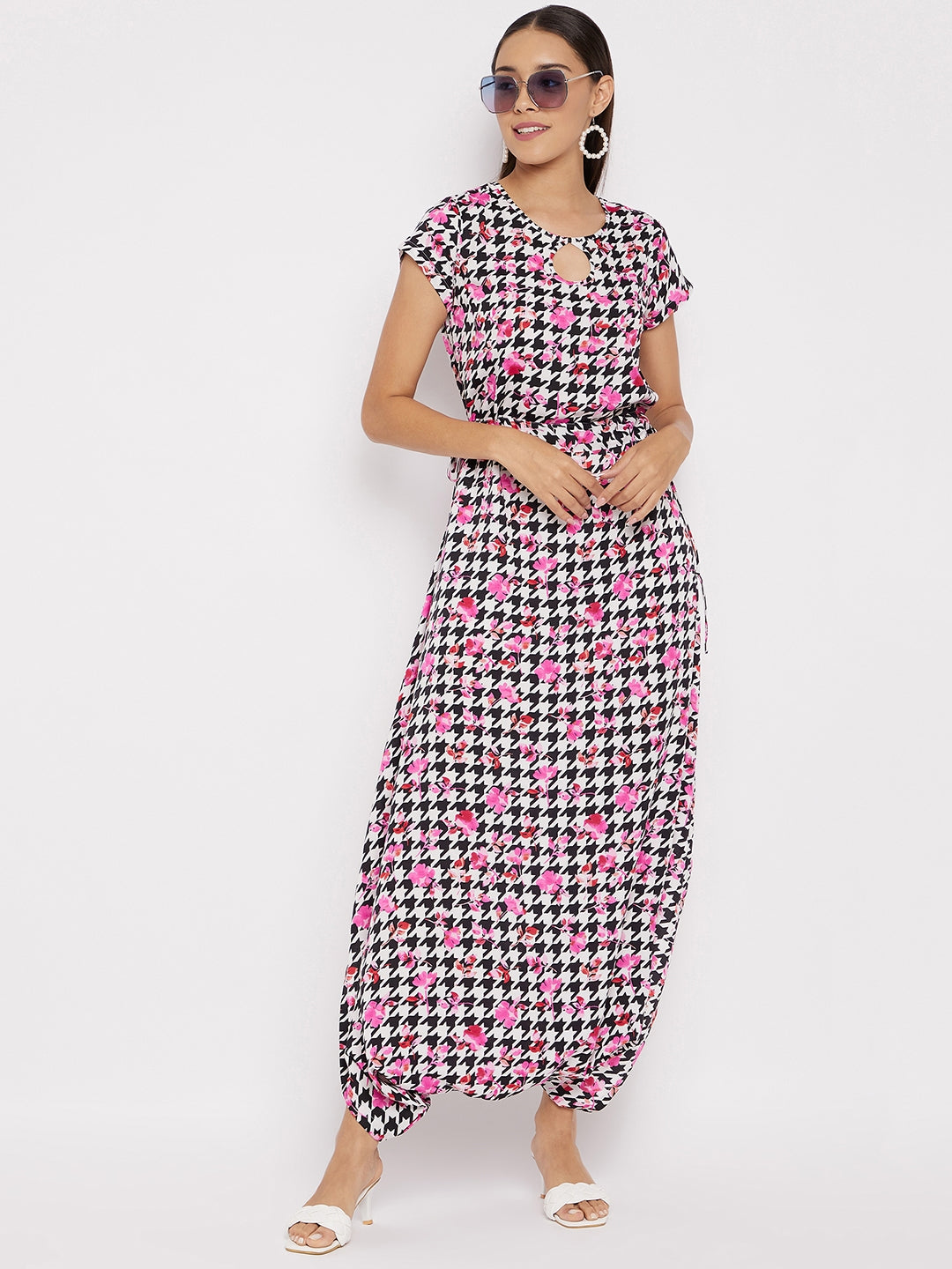 Cutout Dhoti Jumpsuit - Uptownie