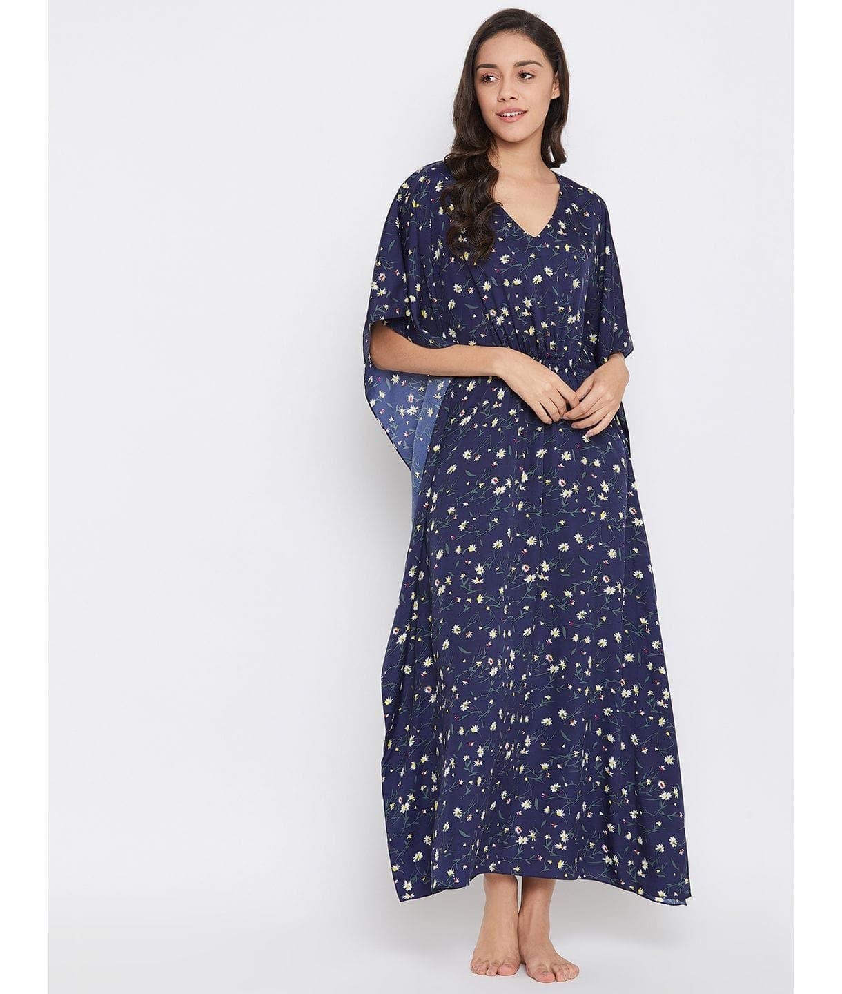 Comfortable Printed Kaftan/Nightie. - Uptownie