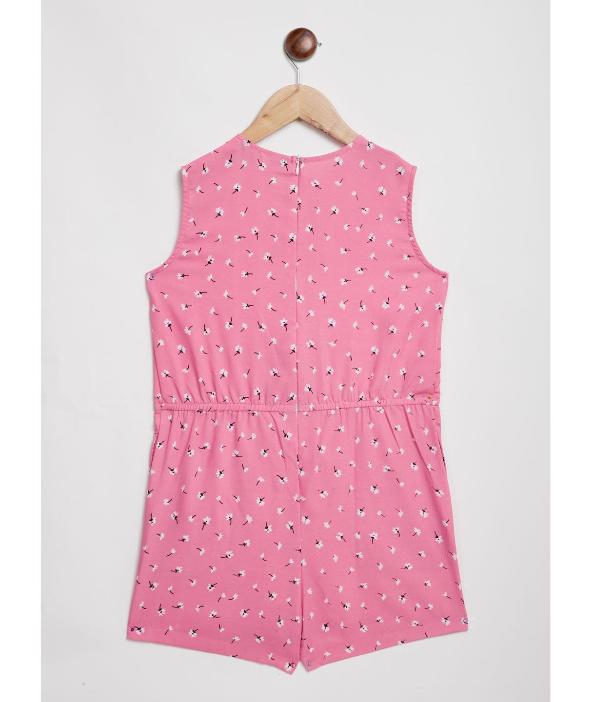 Printed Waist-tie Playsuit for Girls - Uptownie