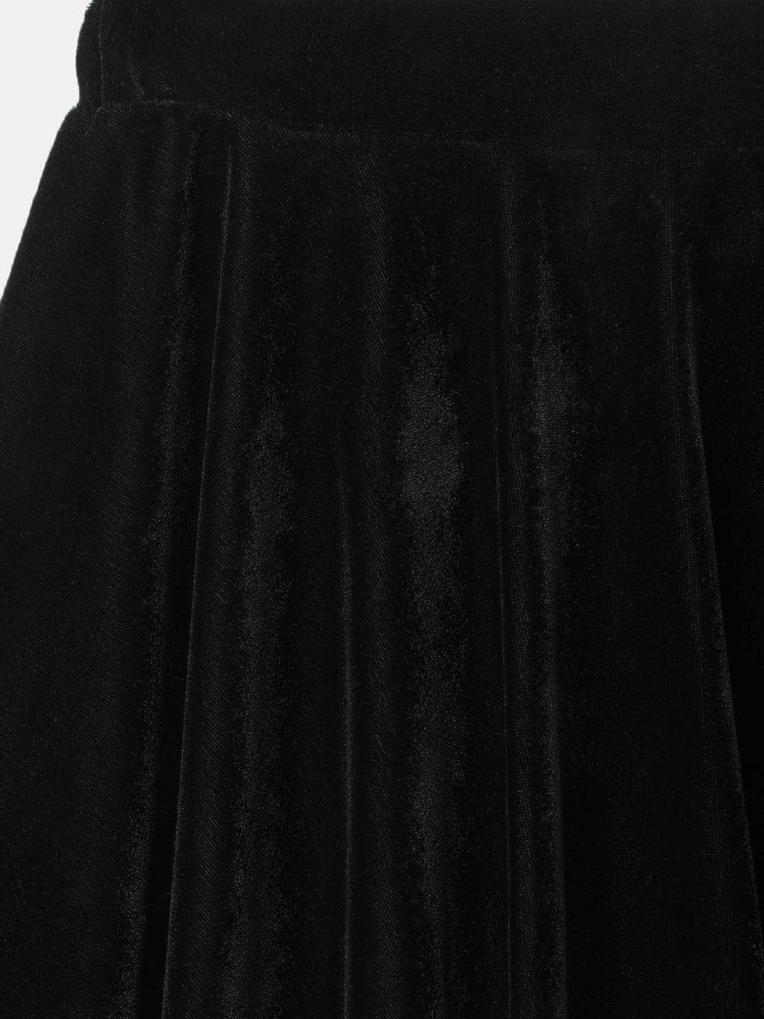 Stretchable Velvet Skirt for Girls - Uptownie