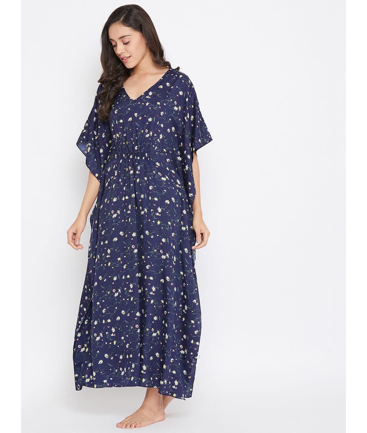 Comfortable Printed Kaftan/Nightie. - Uptownie