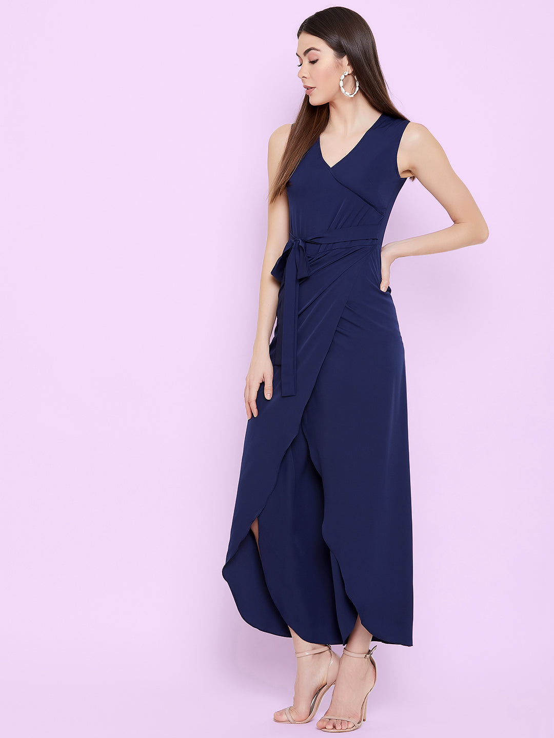 Tulip Style Wrap Jumpsuit - Uptownie