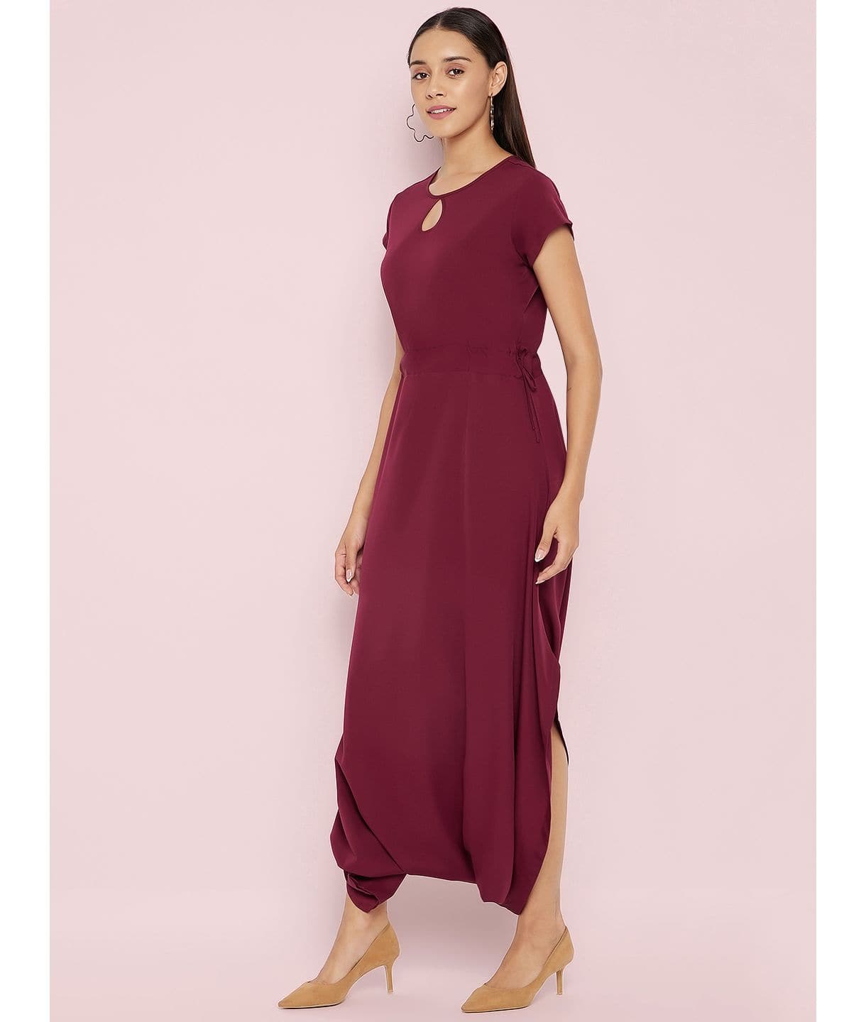 Cutout Dhoti Jumpsuit - Uptownie