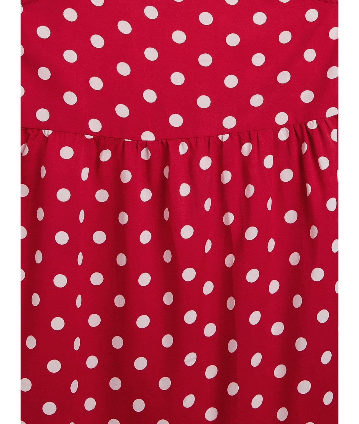 Polka  Printed  Sleeveless Dress for Girls - Uptownie