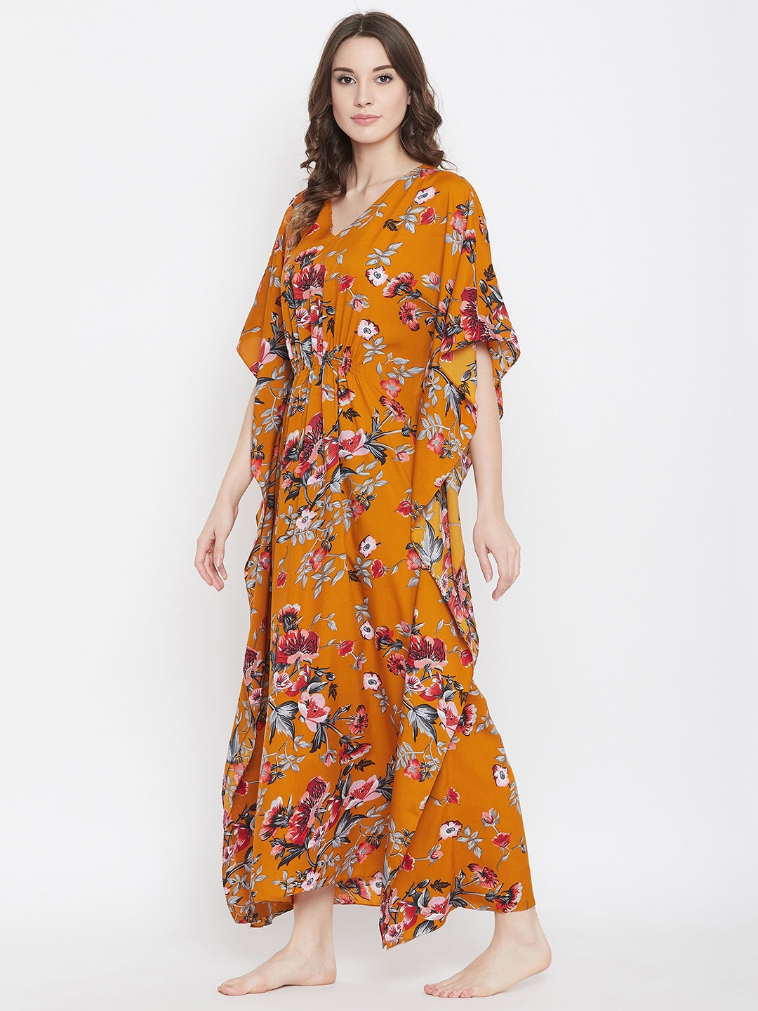 Comfortable Printed Kaftan/Nightie. - Uptownie