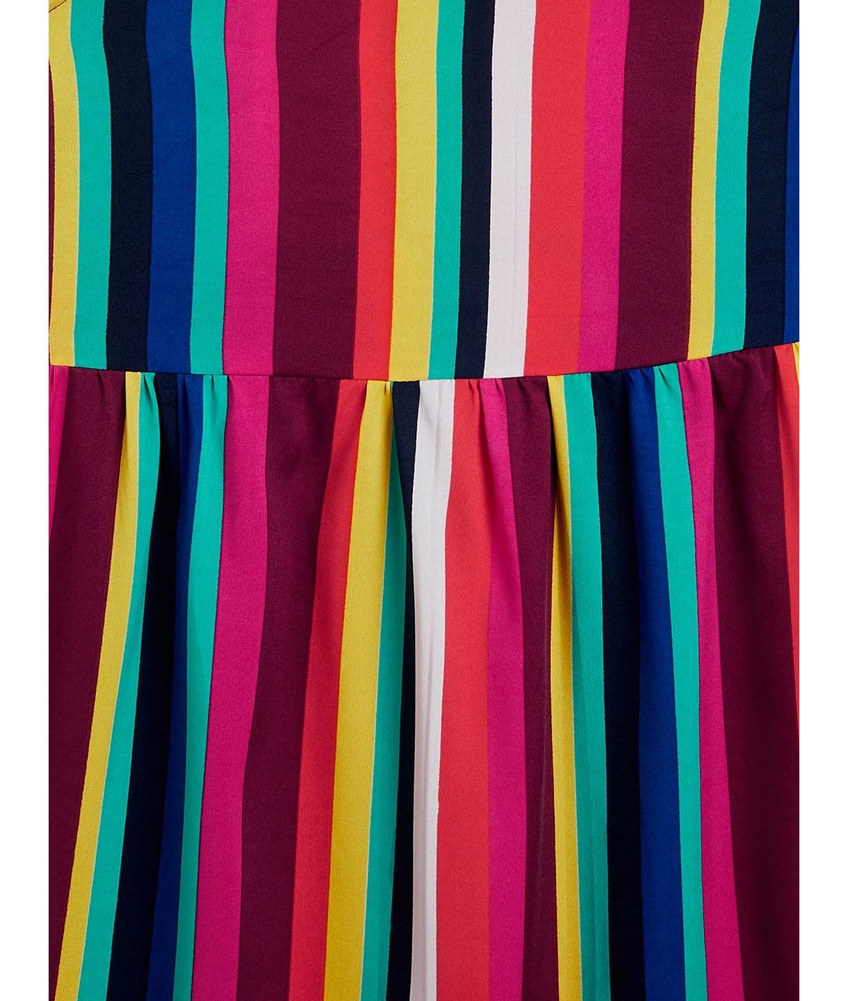 Multi Striped Thin Strap Sleeveless Dress for Girls - Uptownie