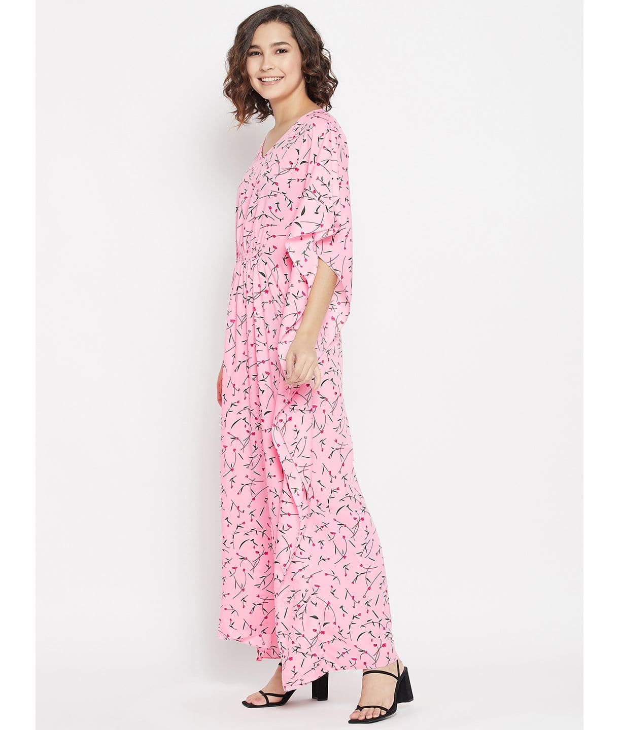 Comfortable Printed Kaftan/Nightie. - Uptownie