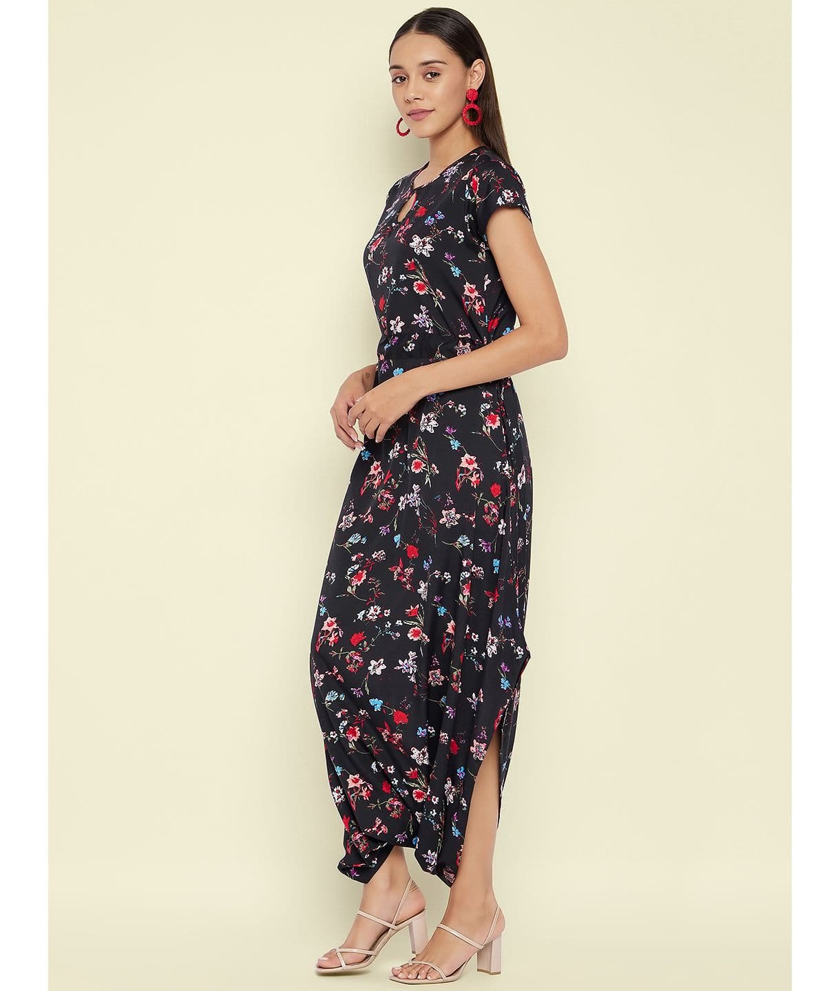 Cutout Dhoti Jumpsuit - Uptownie