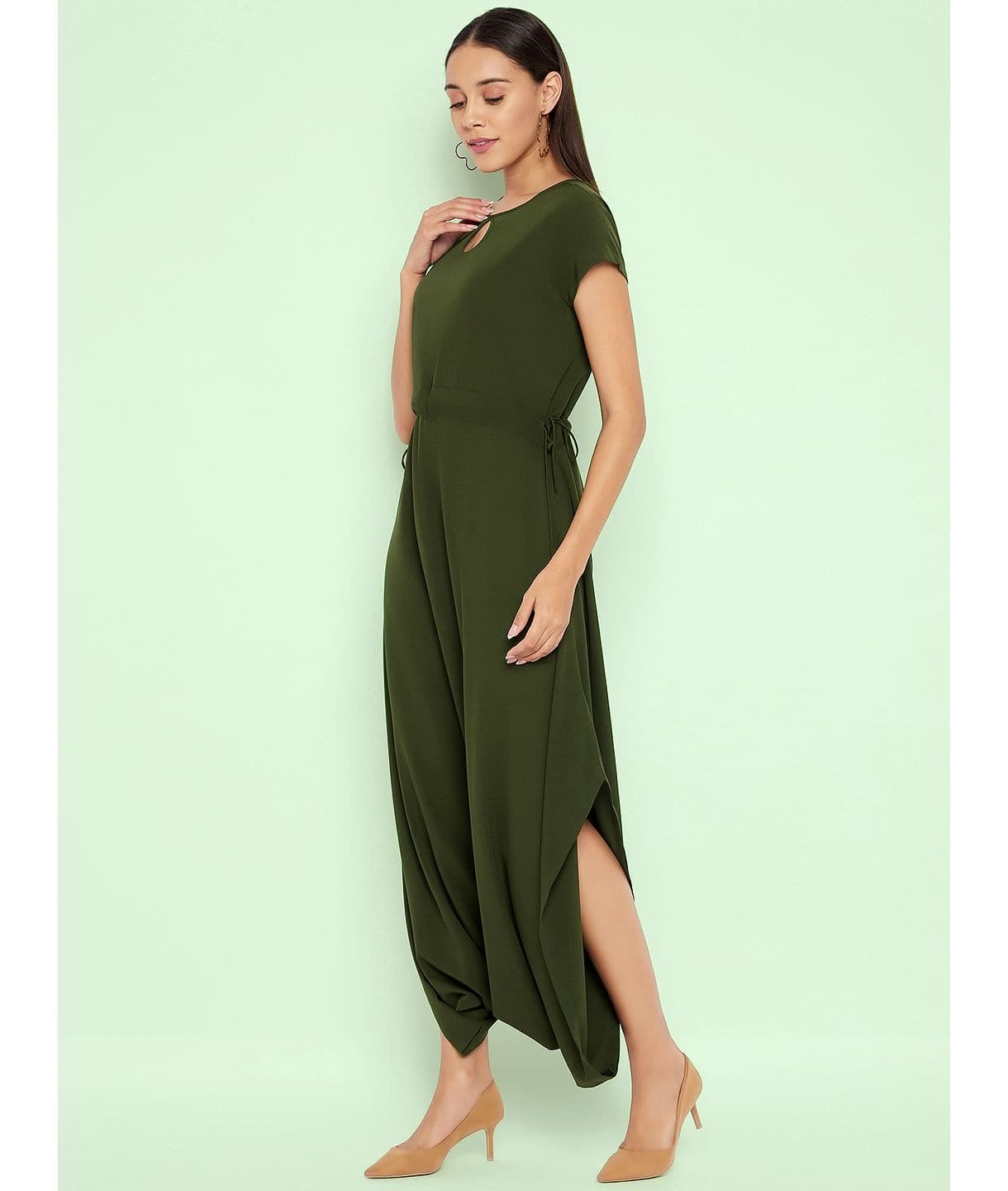 Cutout Dhoti Jumpsuit - Uptownie