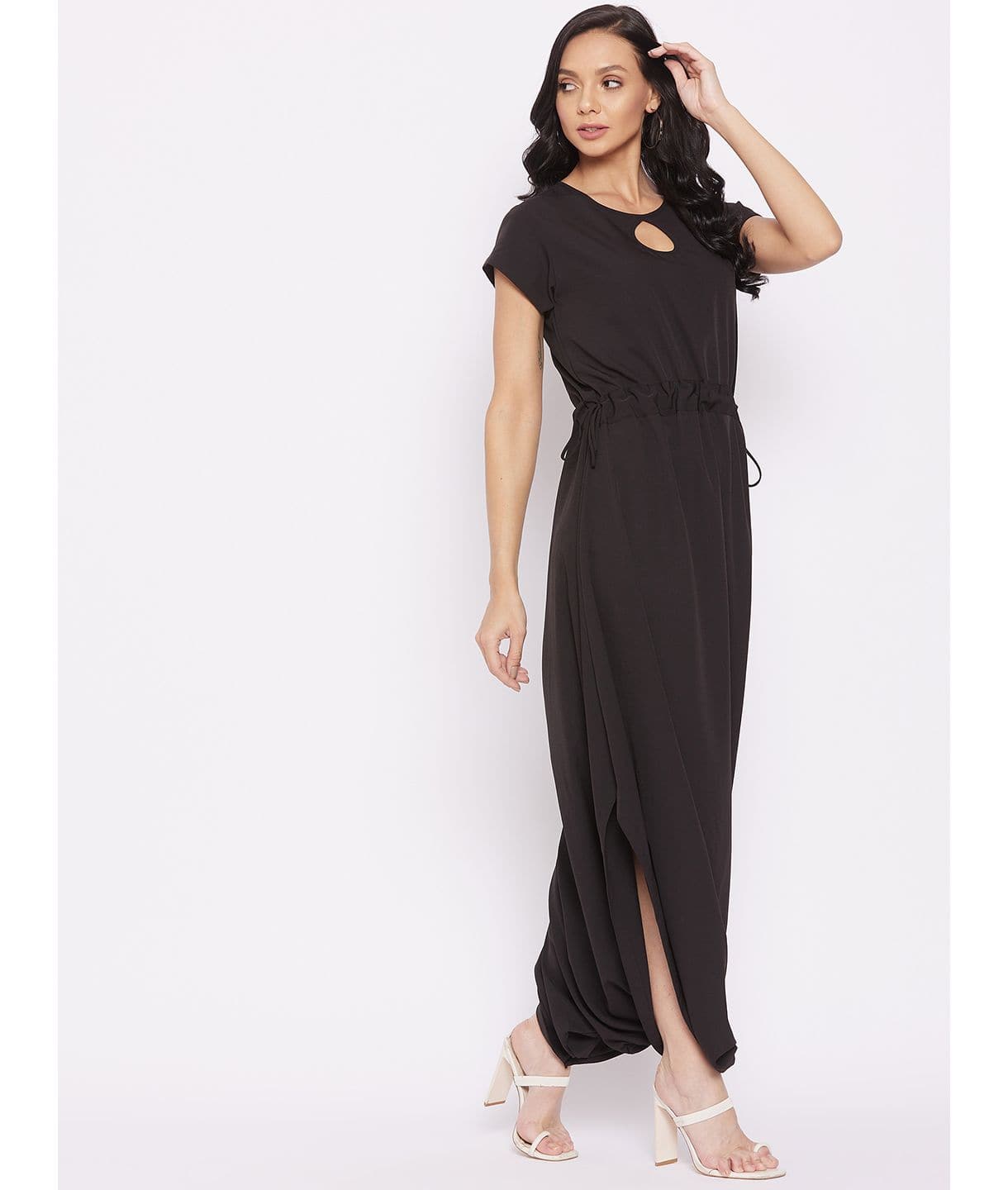 Cutout Dhoti Jumpsuit - Uptownie