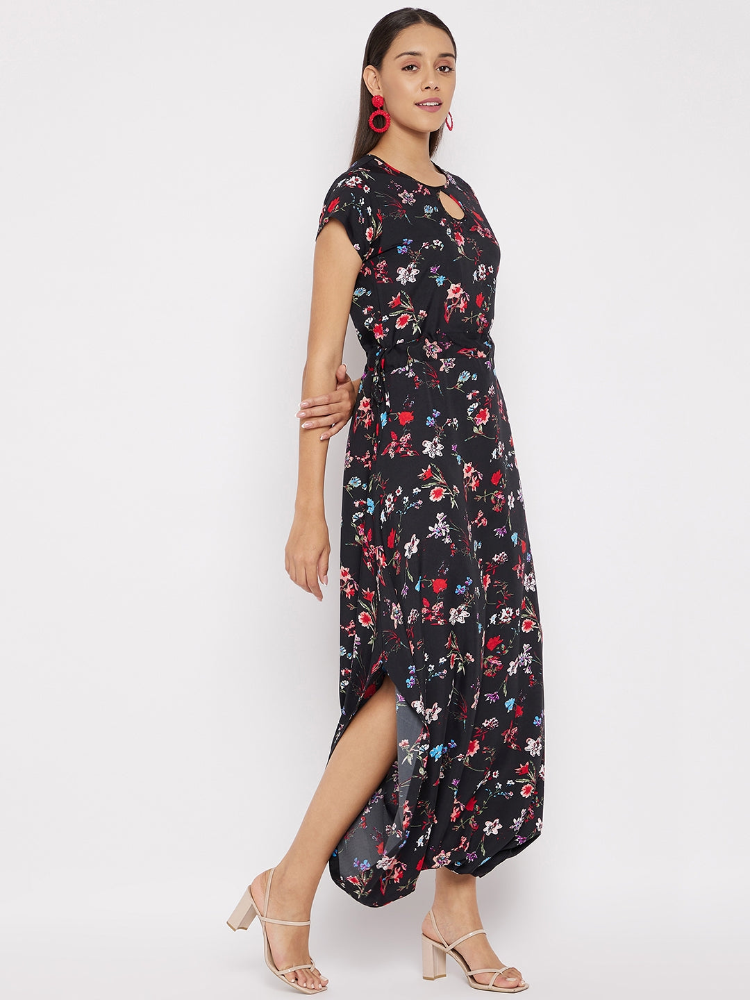 Cutout Dhoti Jumpsuit - Uptownie
