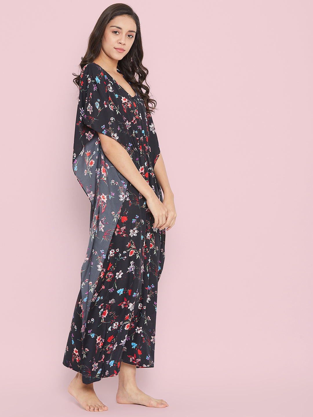 Comfortable Printed Kaftan/Nightie - Uptownie