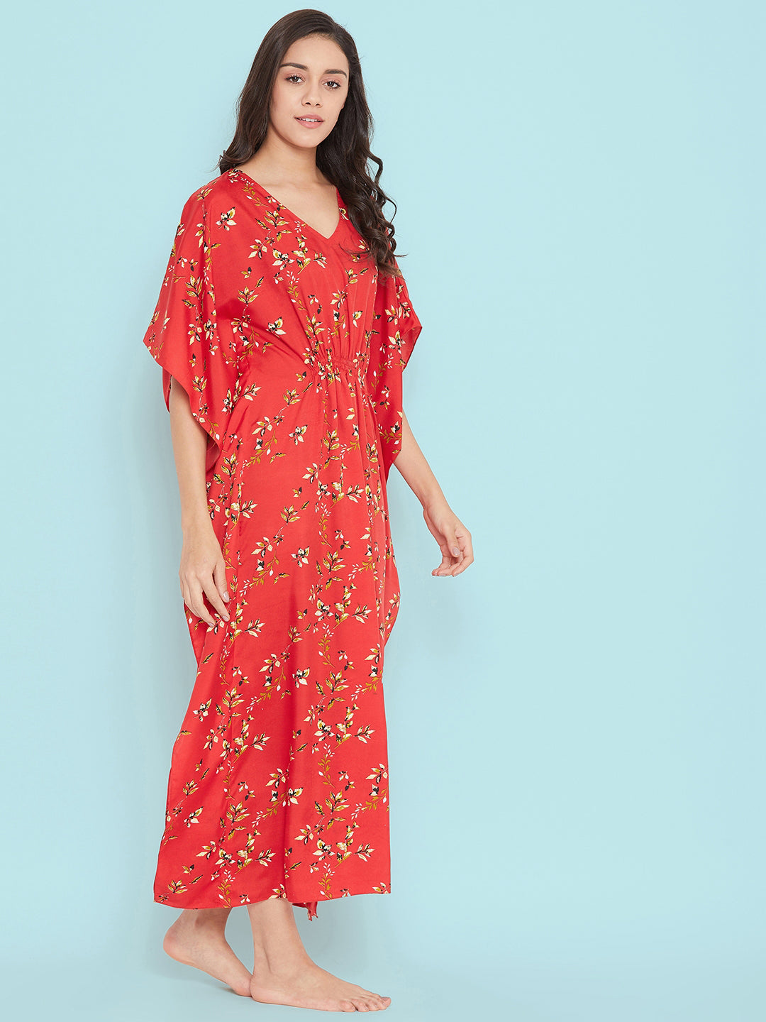 Comfortable Printed Kaftan/Nightie - Uptownie