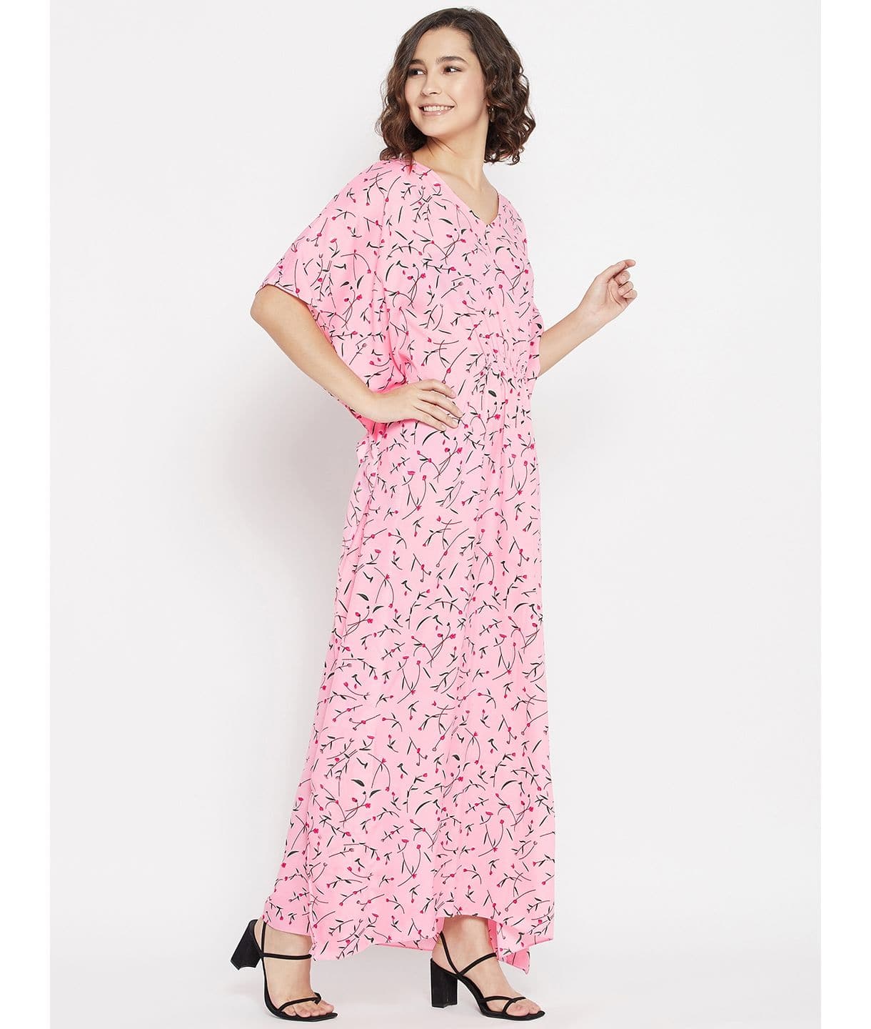 Comfortable Printed Kaftan/Nightie - Uptownie