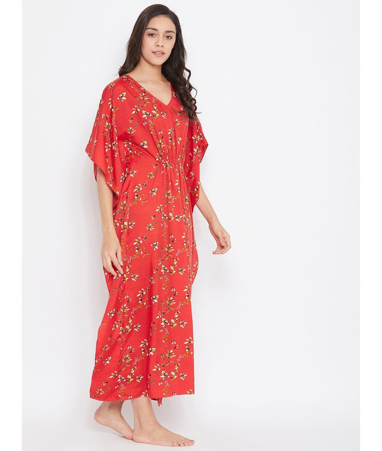 Plus Comfortable Animal Print Kaftan/Nightie - Uptownie