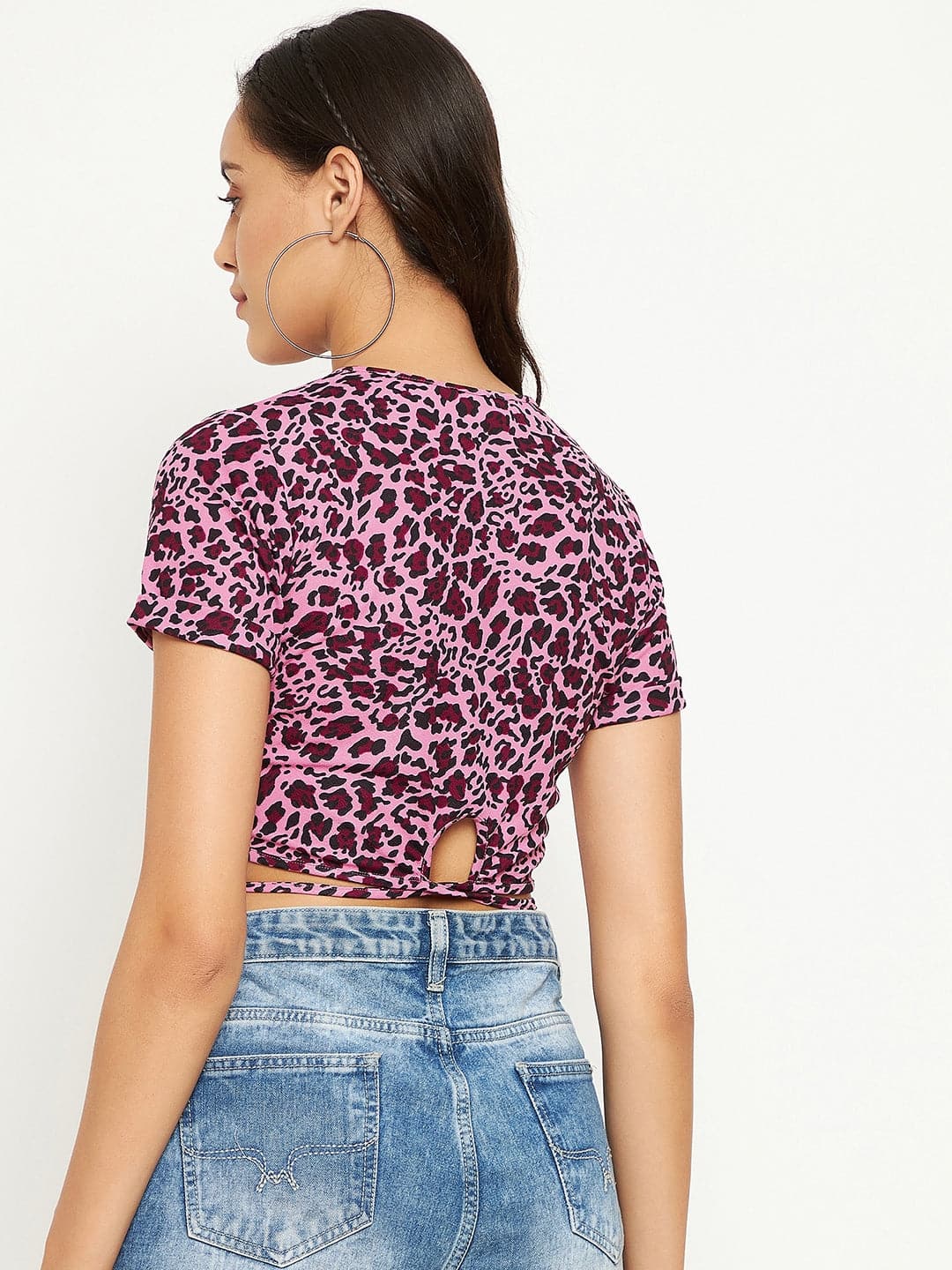 Tie Up Stretchable Cotton Top - Uptownie