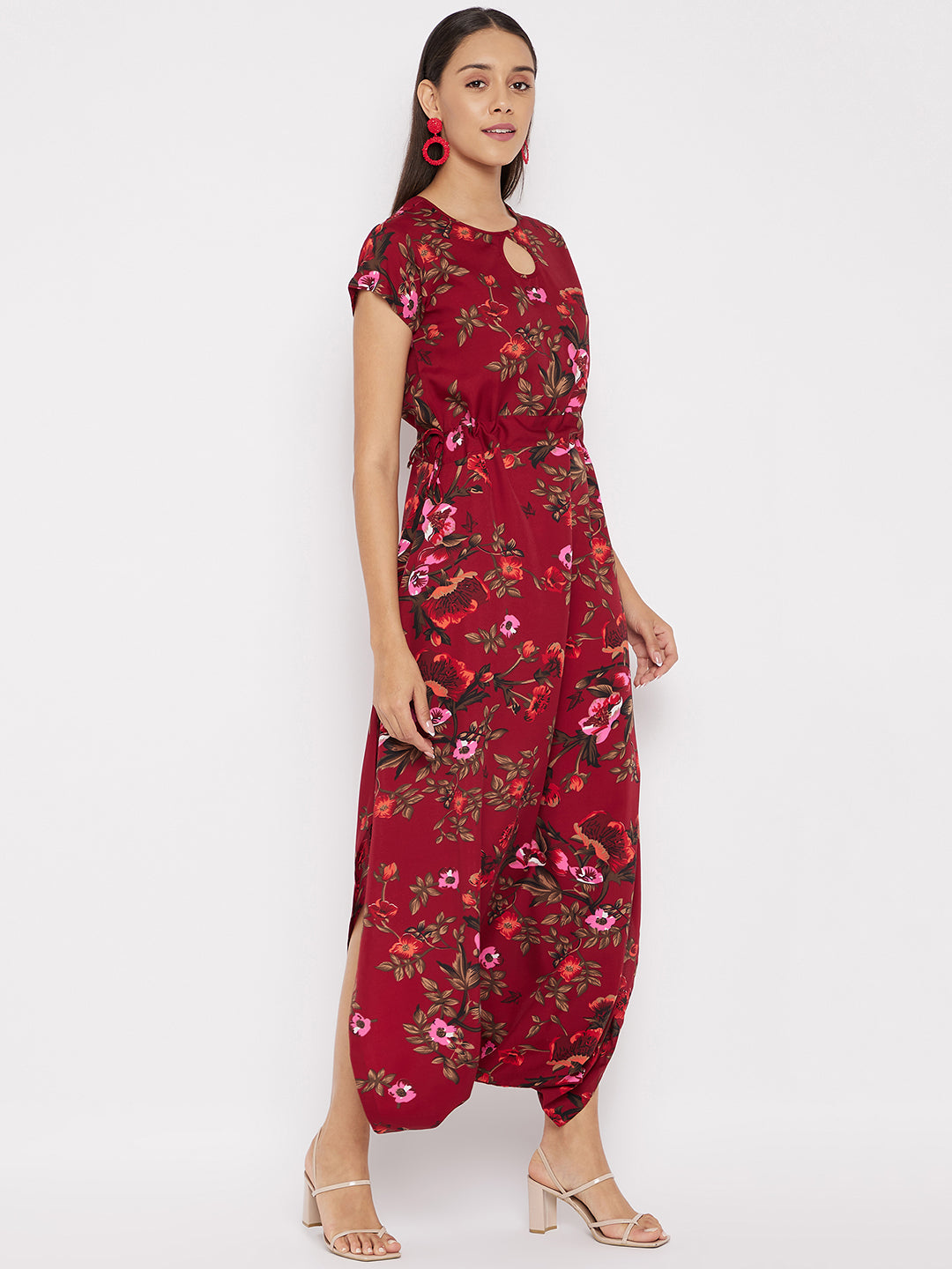 Cutout Dhoti Jumpsuit - Uptownie