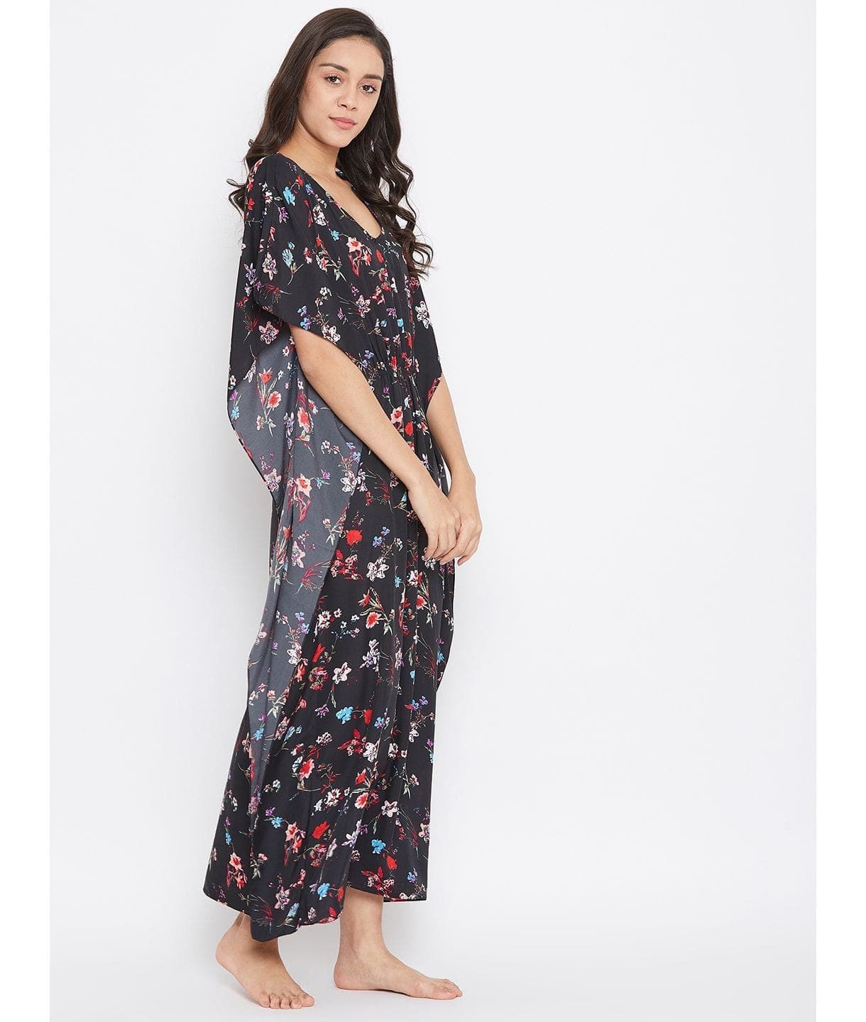 Comfortable Printed Kaftan/Nightie. - Uptownie