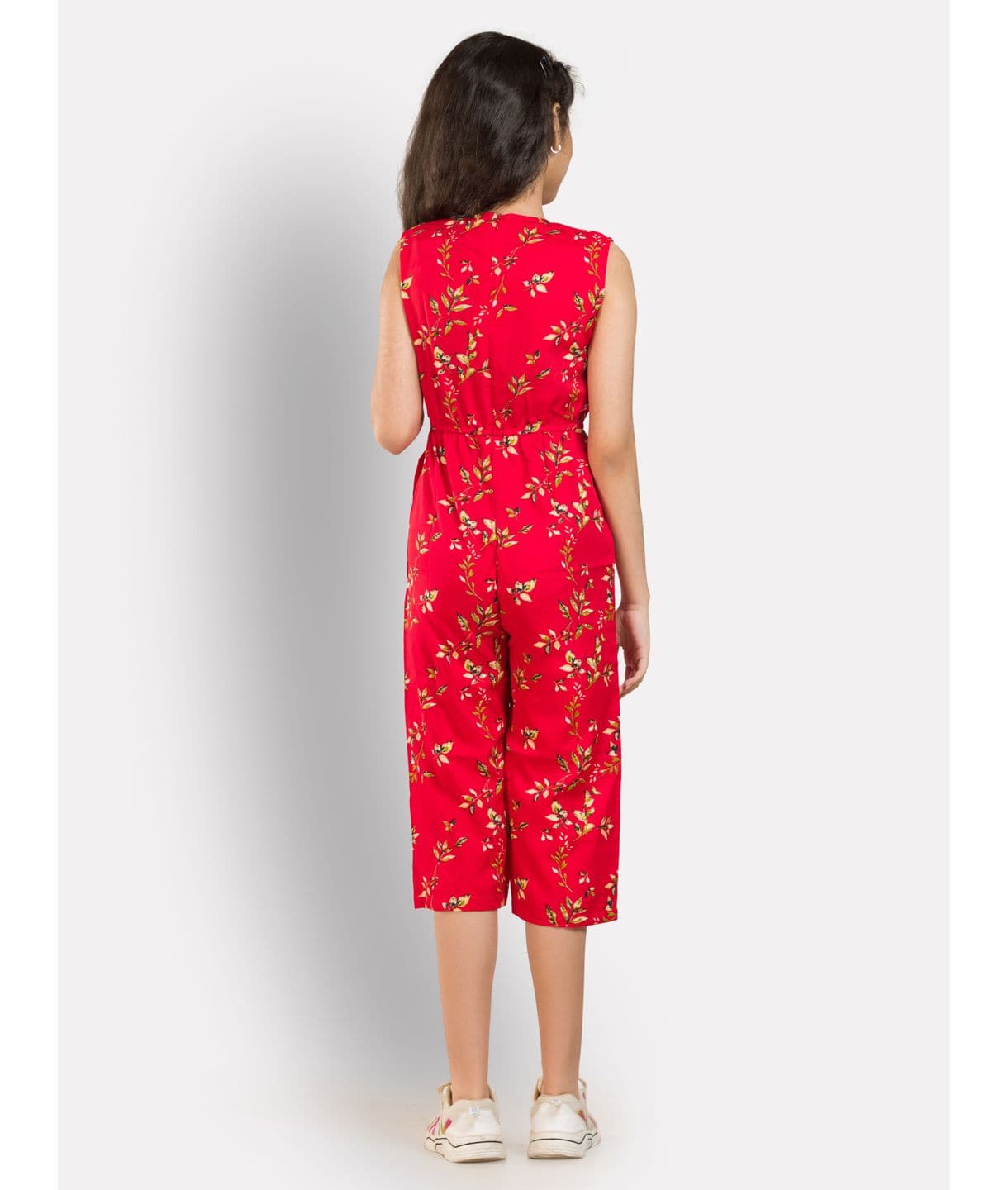 Elasticated key-hole Jumpsuit for Girls - Uptownie