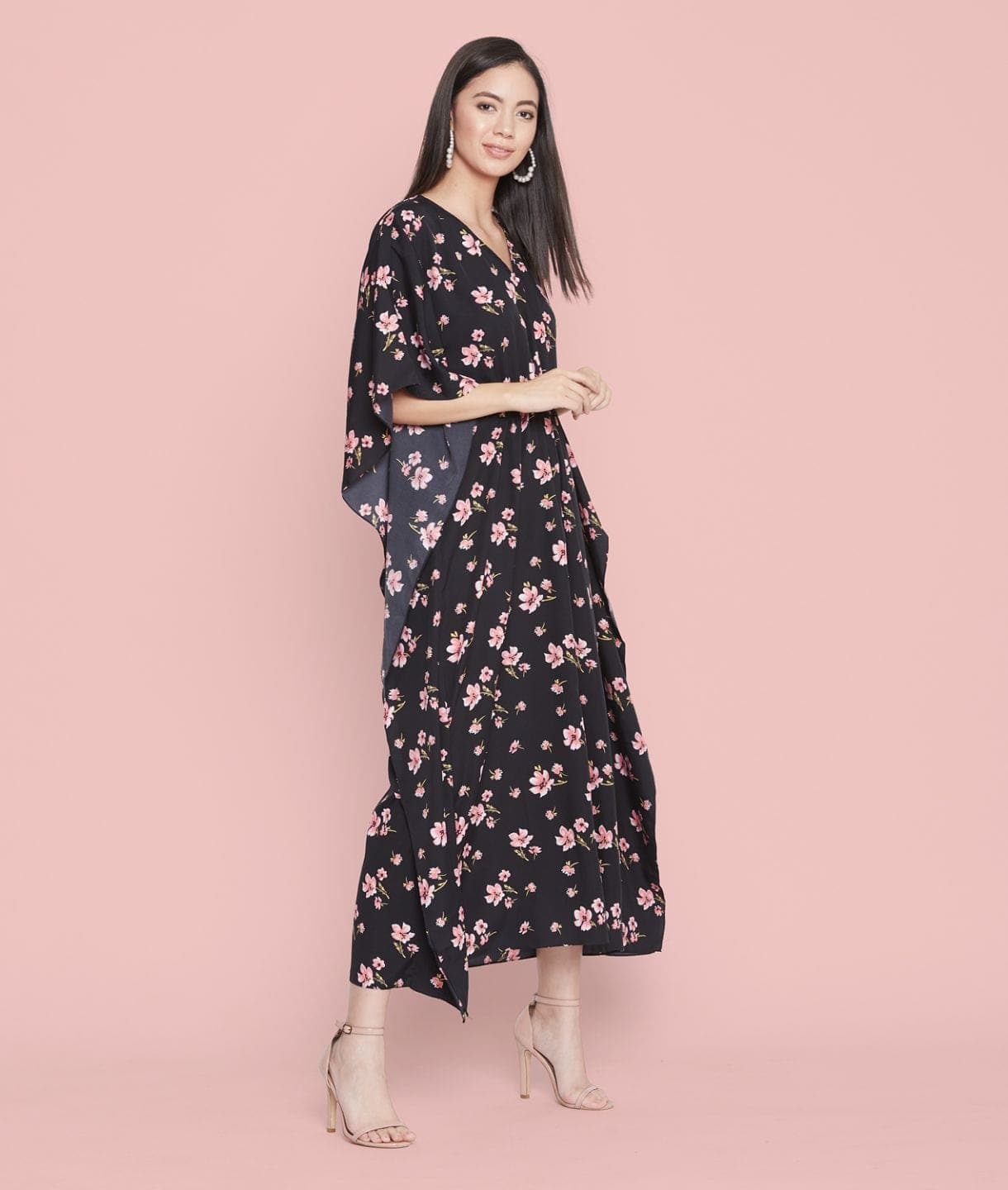 Comfortable Printed Kaftan/Nightie. - Uptownie