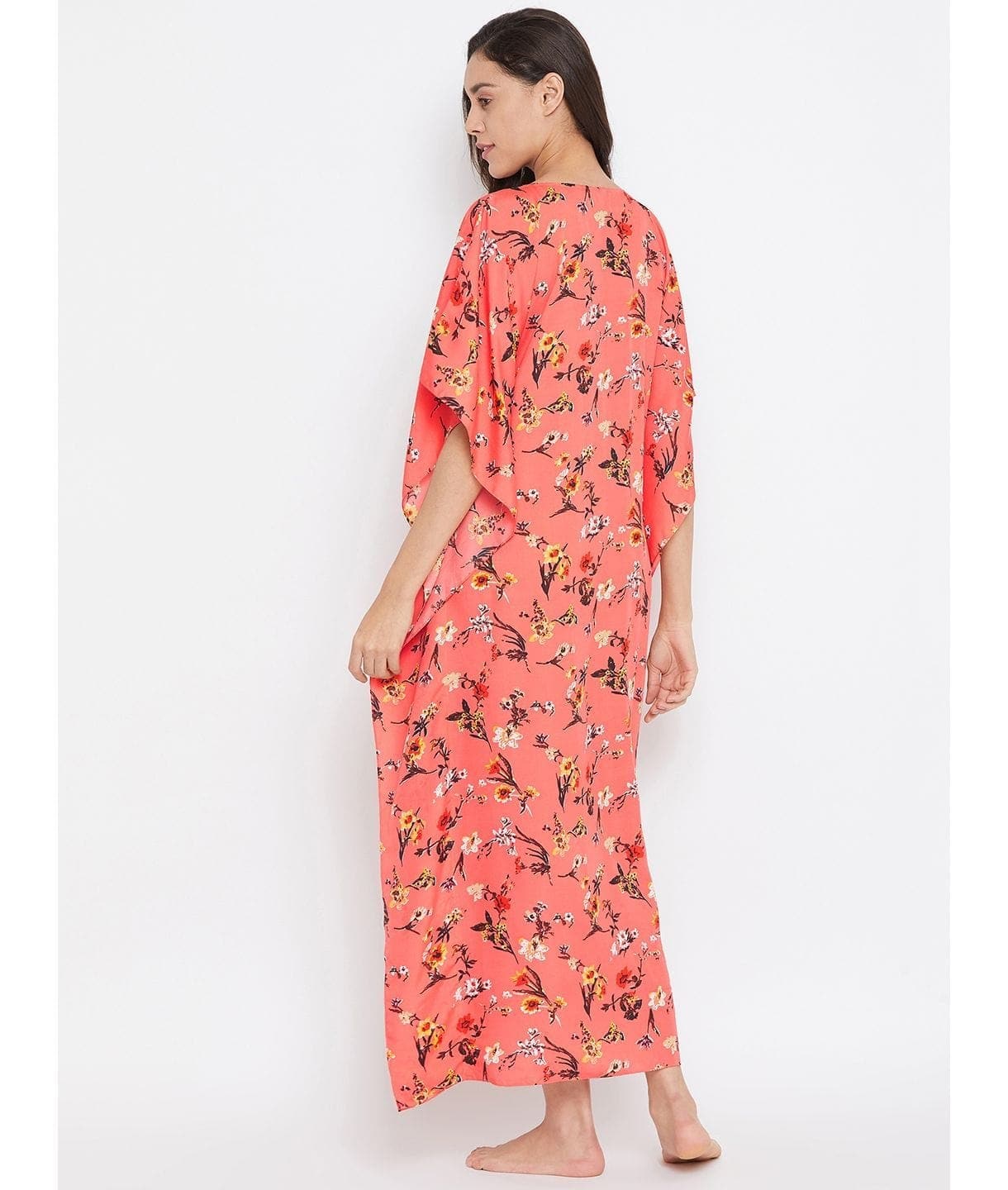 Comfortable Printed Kaftan/Nightie. - Uptownie