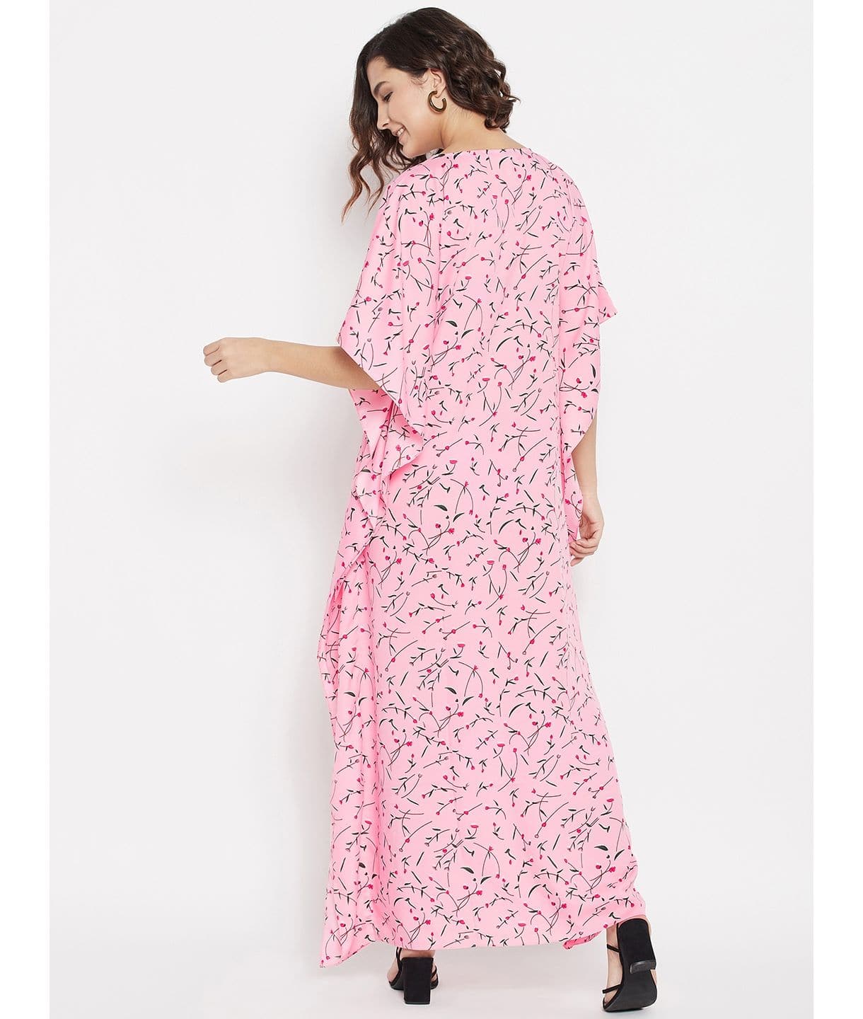 Comfortable Printed Kaftan/Nightie. - Uptownie