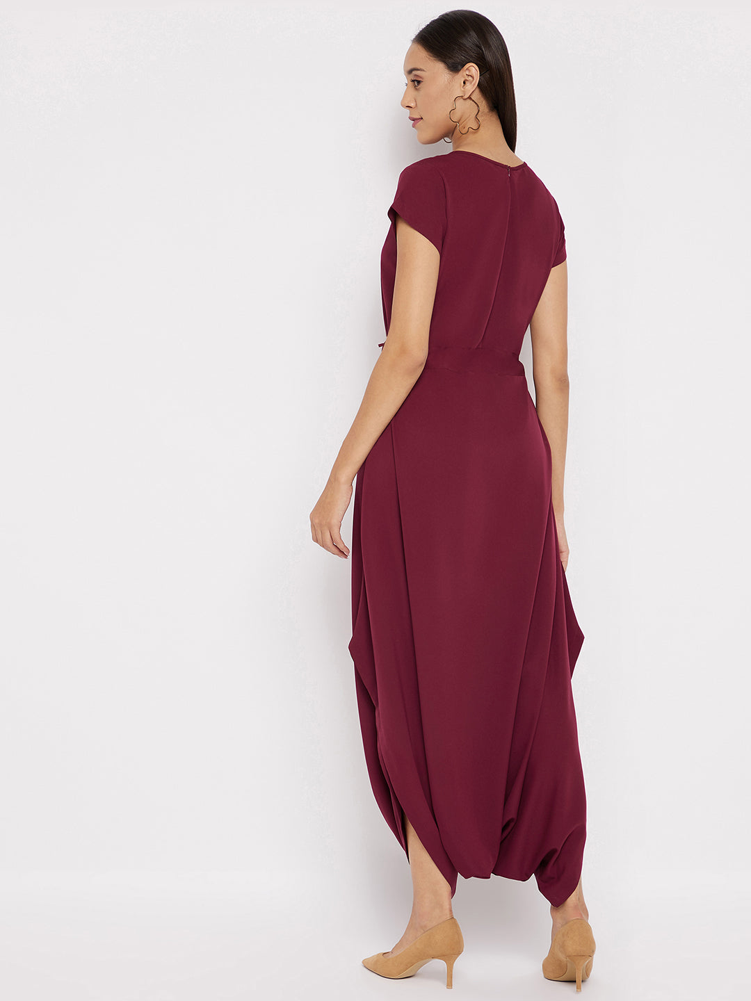 Cutout Dhoti Jumpsuit - Uptownie