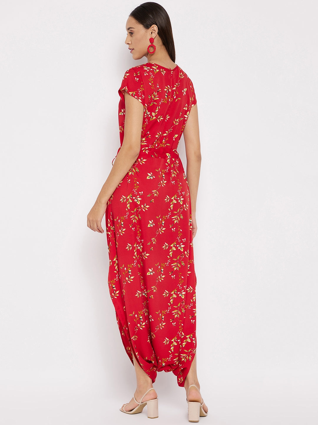 Cutout Dhoti Jumpsuit - Uptownie