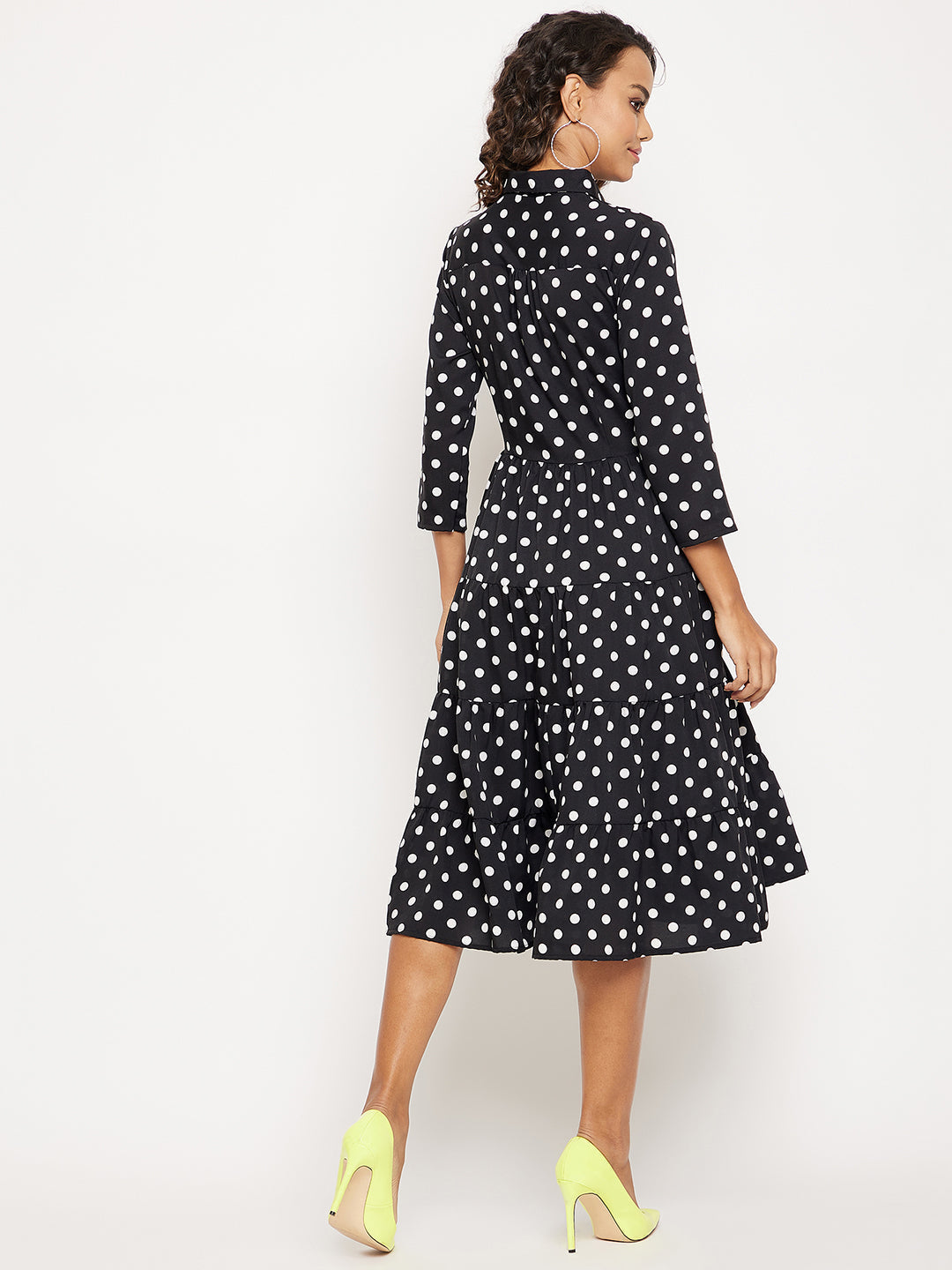 Printed Fit & Flare Skater Dress - Uptownie