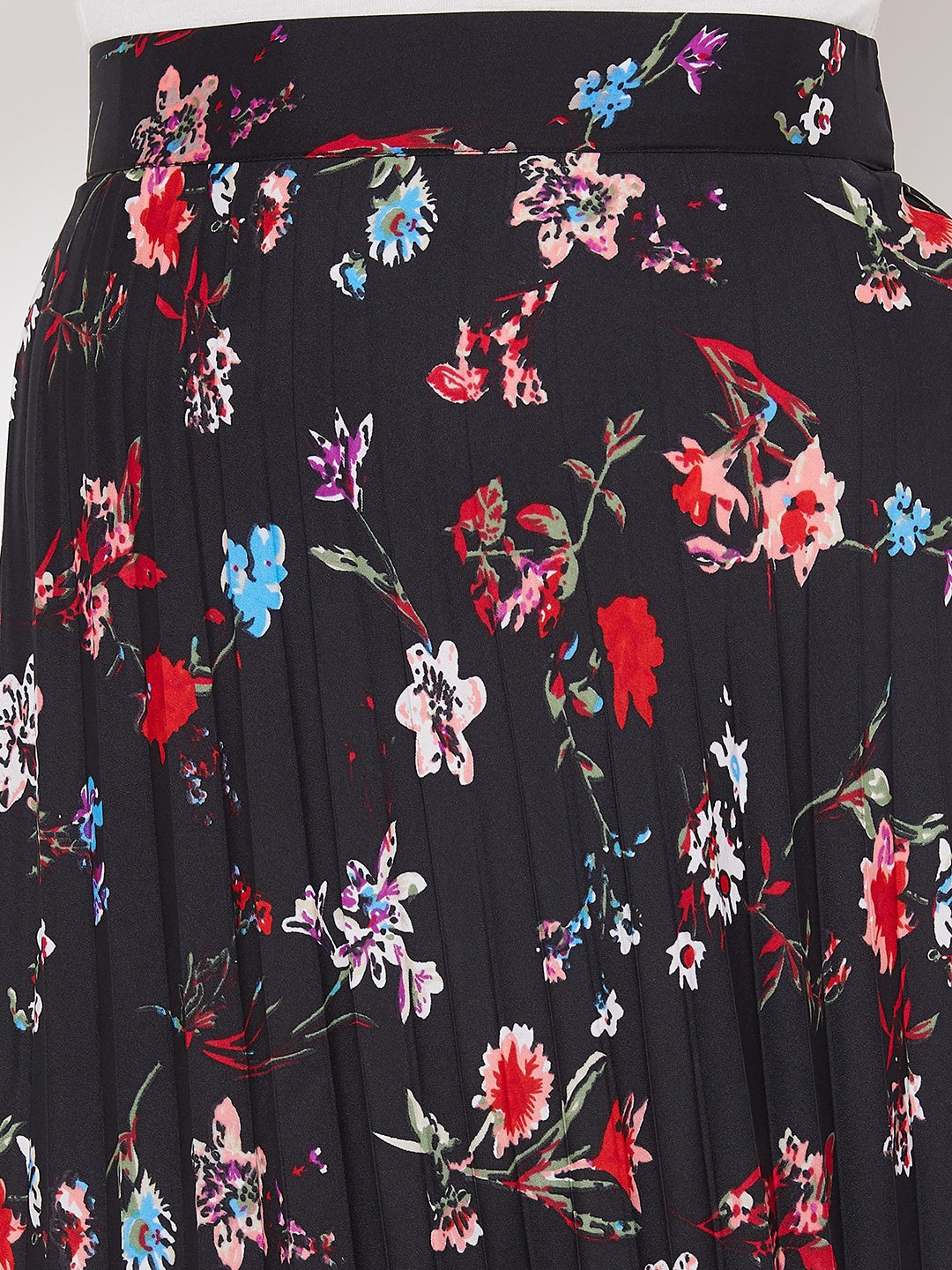 Pleated Midi Skirt - Uptownie