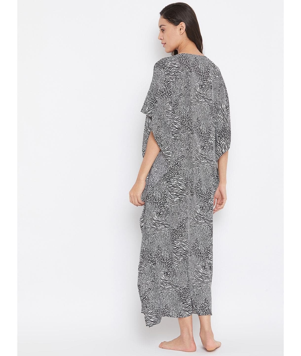 Comfortable Printed Kaftan/Nightie - Uptownie