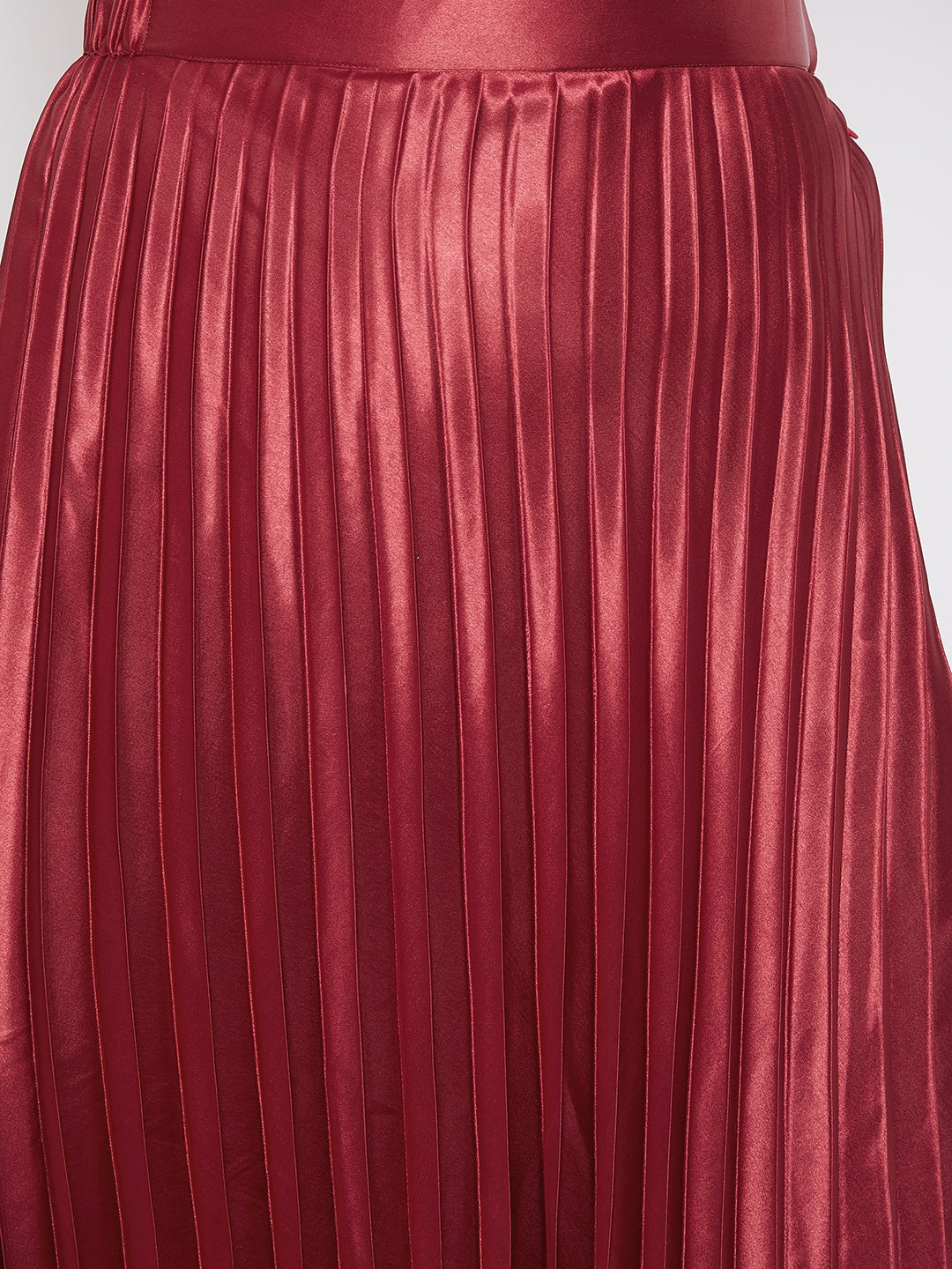 Pleated Midi Skirt - Uptownie