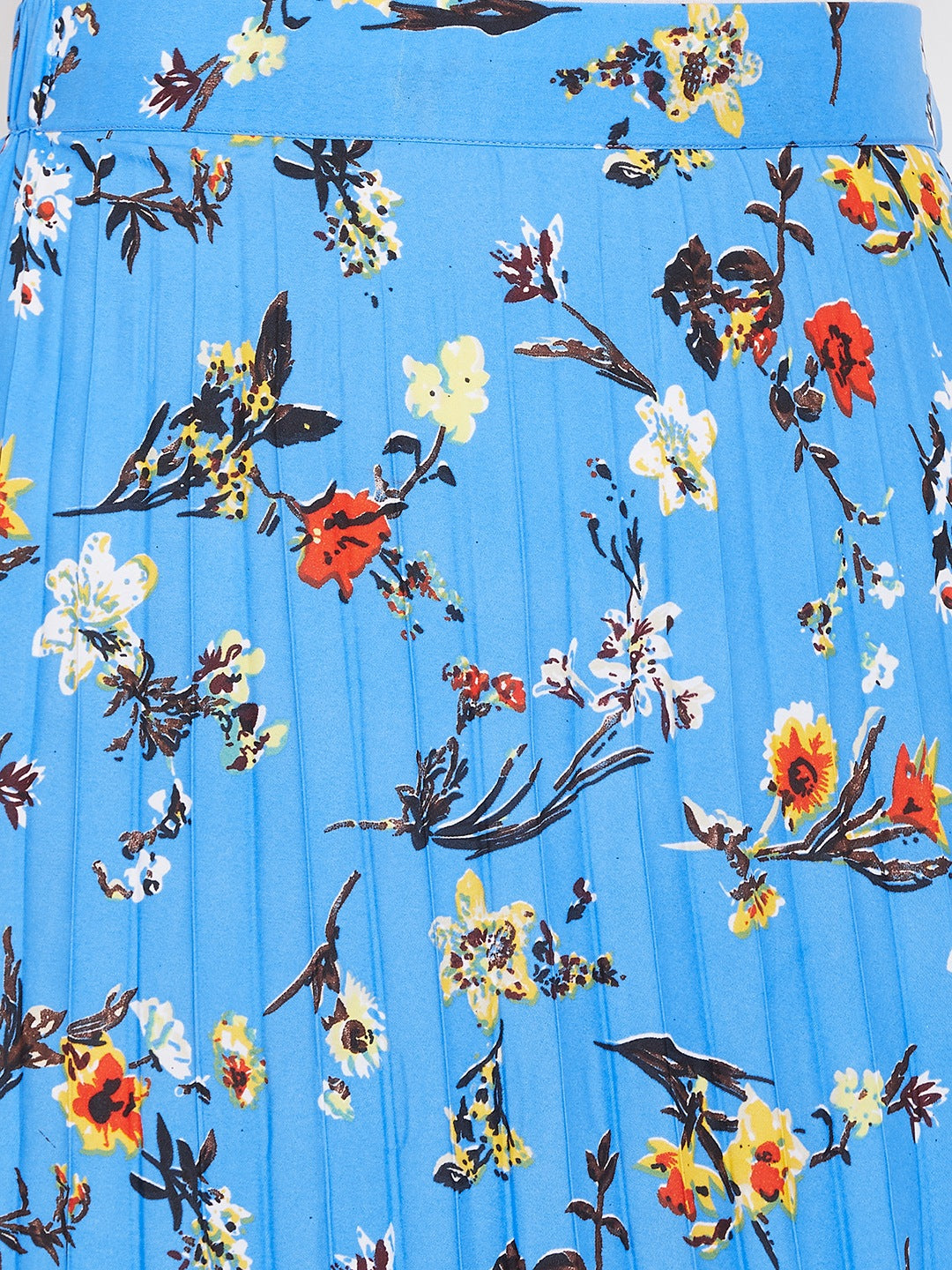 Pleated Midi Skirt - Uptownie