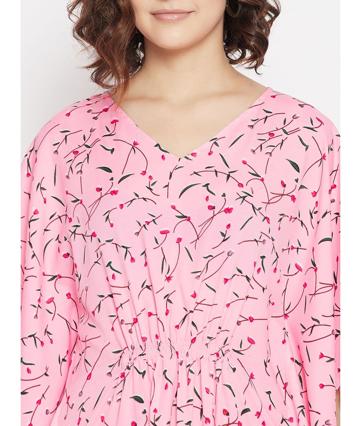 Comfortable Printed Kaftan/Nightie. - Uptownie