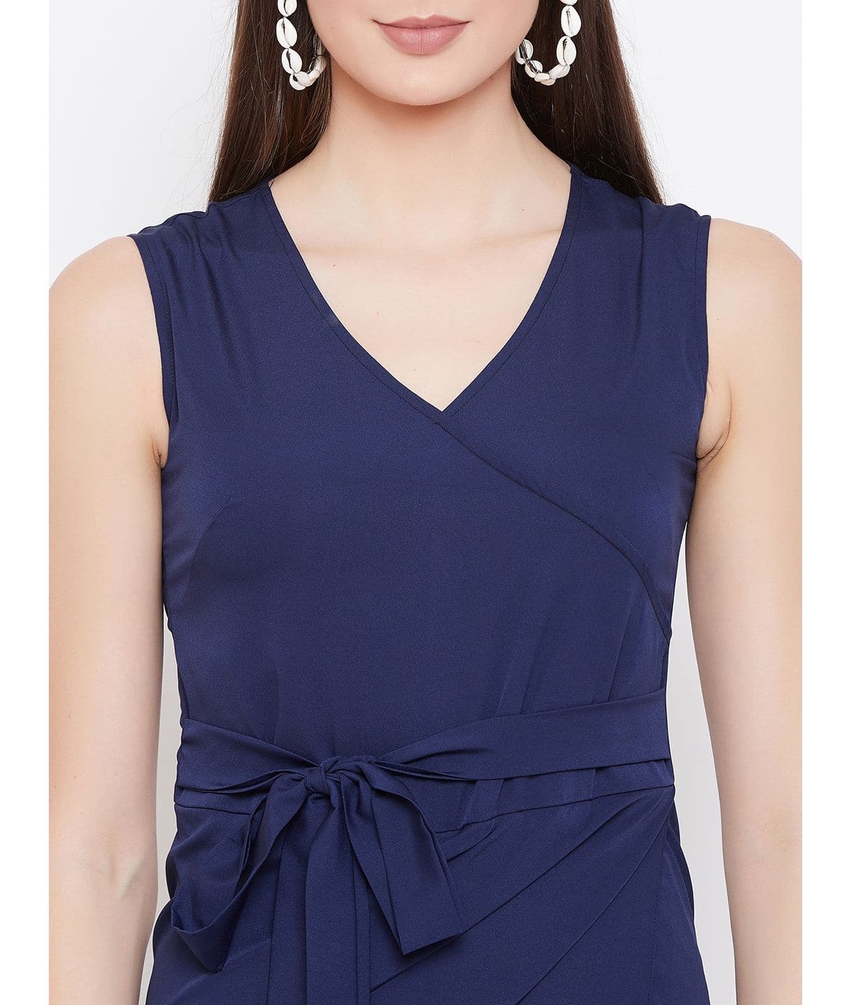 Plus Tulip Style Wrap Jumpsuit - Uptownie