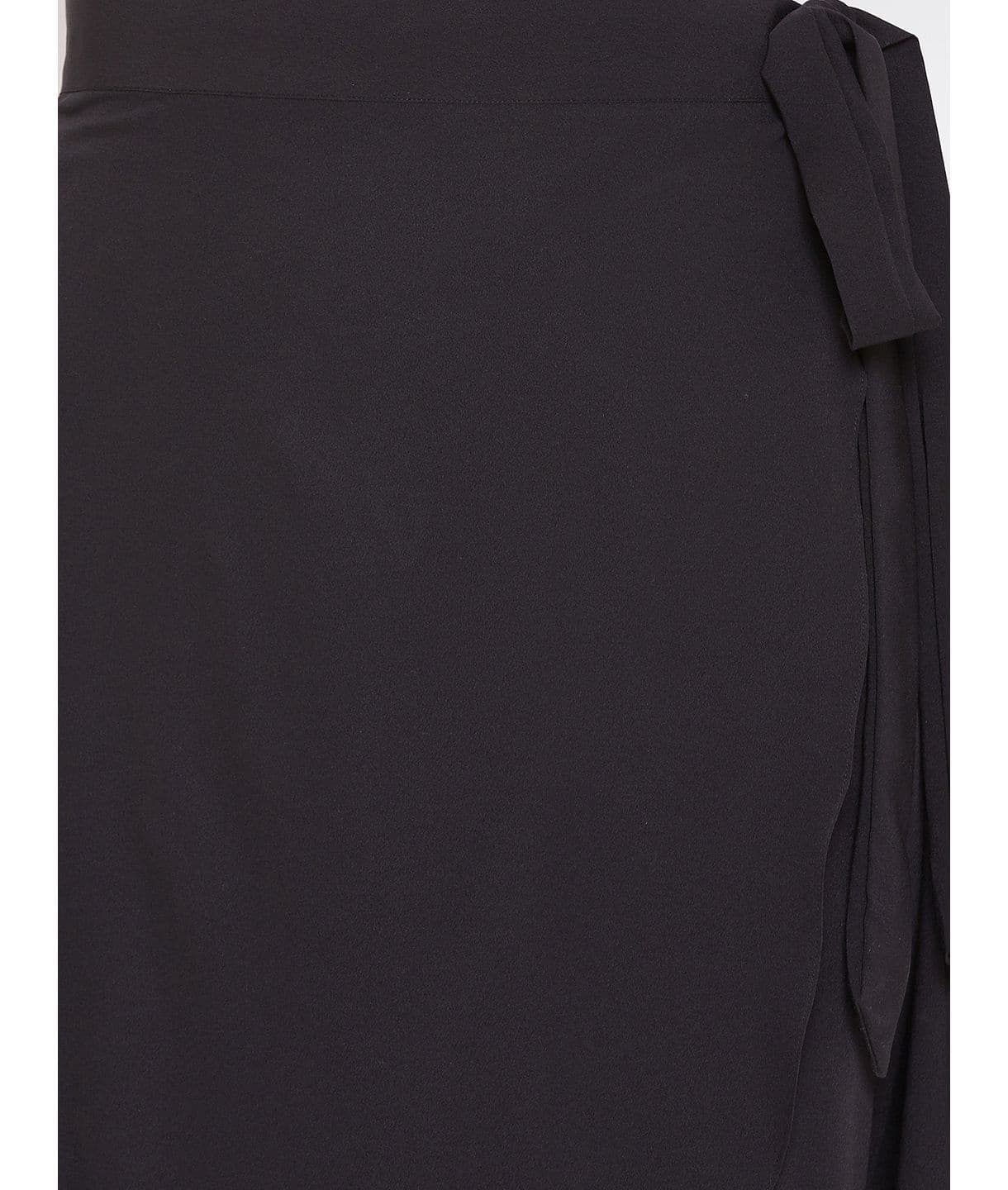 Wrap Around Tie up Midi Skirt - Uptownie