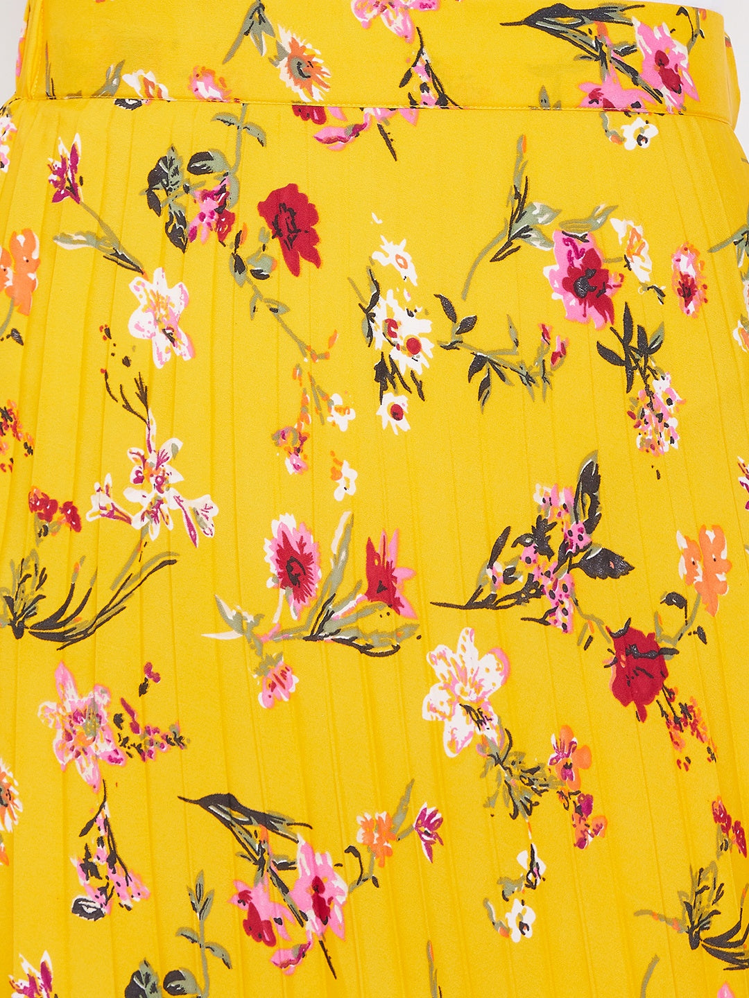 Pleated Midi Skirt - Uptownie