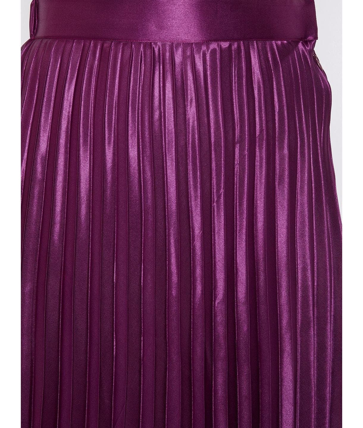 Pleated Midi Skirt - Uptownie