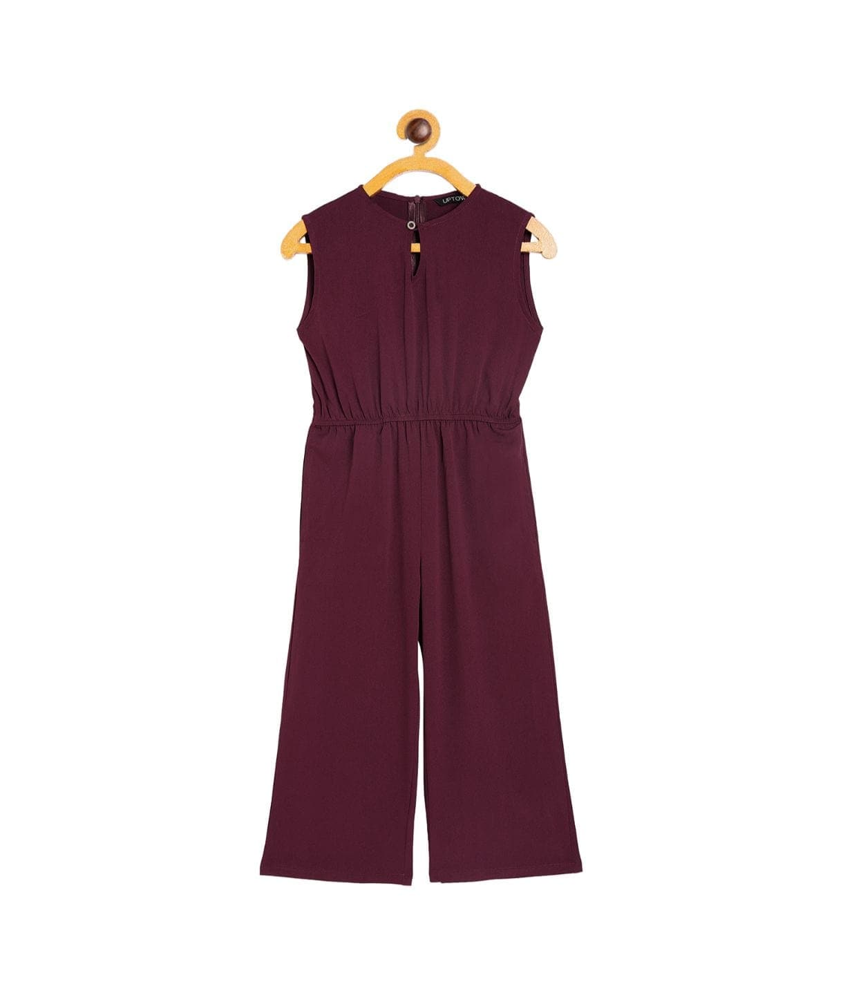 Elasticated Key-hole Jumpsuit for Girls - Uptownie