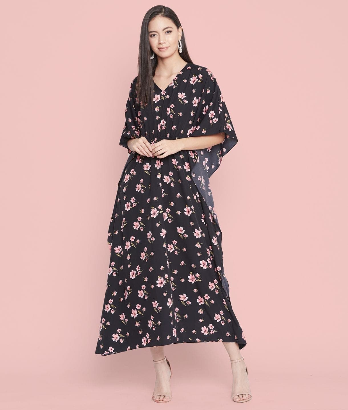 Comfortable Printed Kaftan/Nightie. - Uptownie