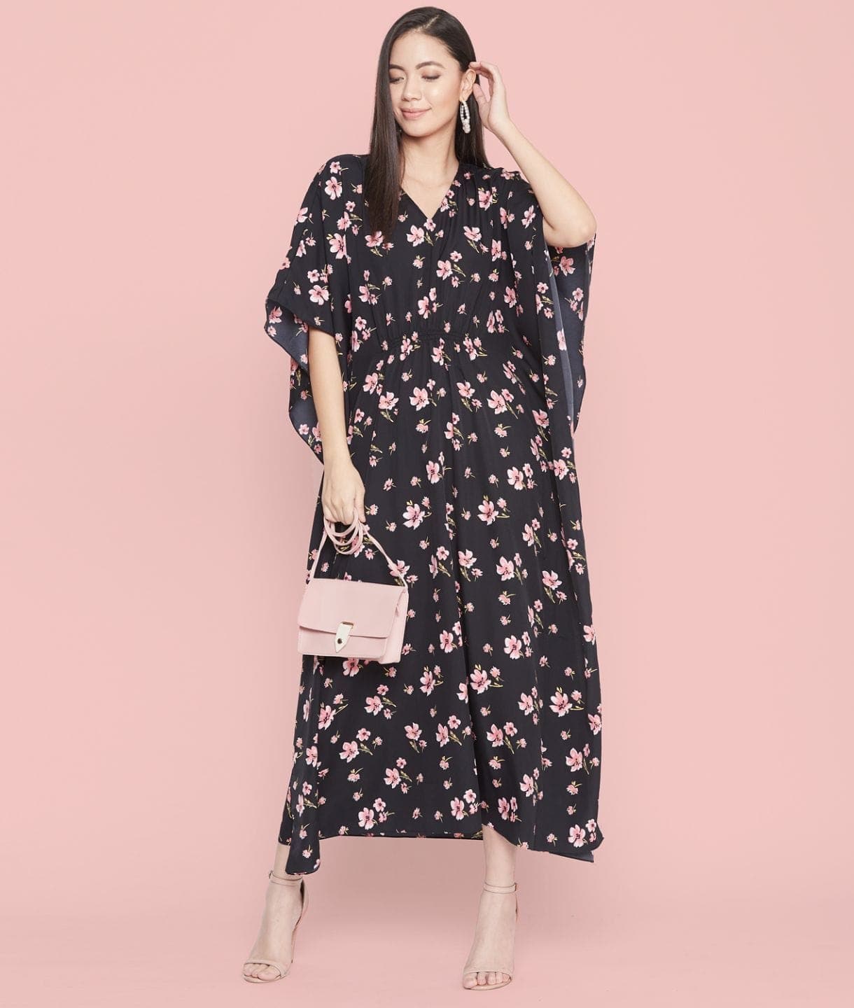 Comfortable Printed Kaftan/Nightie - Uptownie