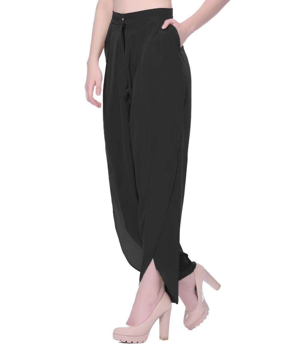 Adjustable Crepe Tulip Pants - Uptownie